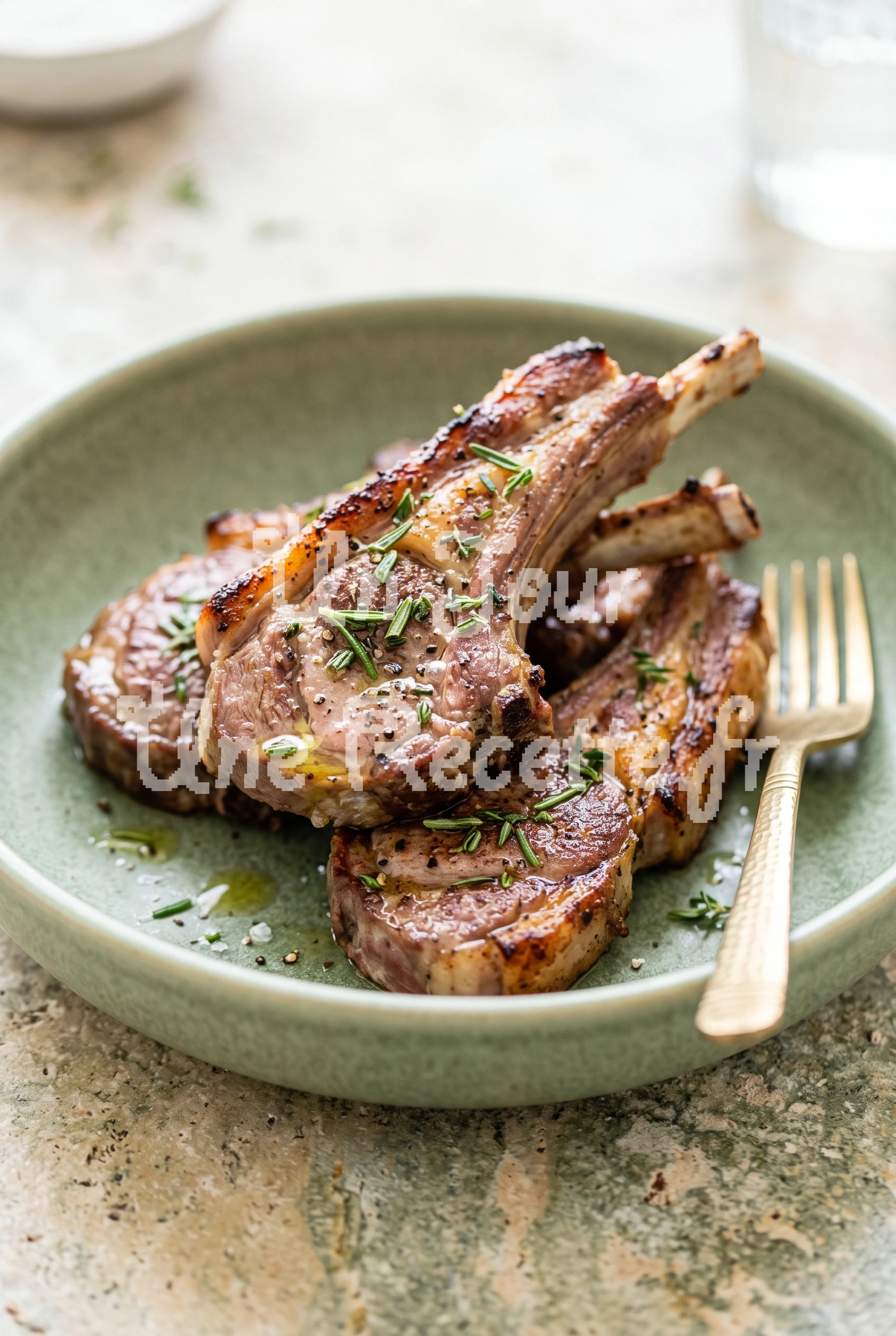 Photo de la recette Côtelettes d'agneau à l'airfryer