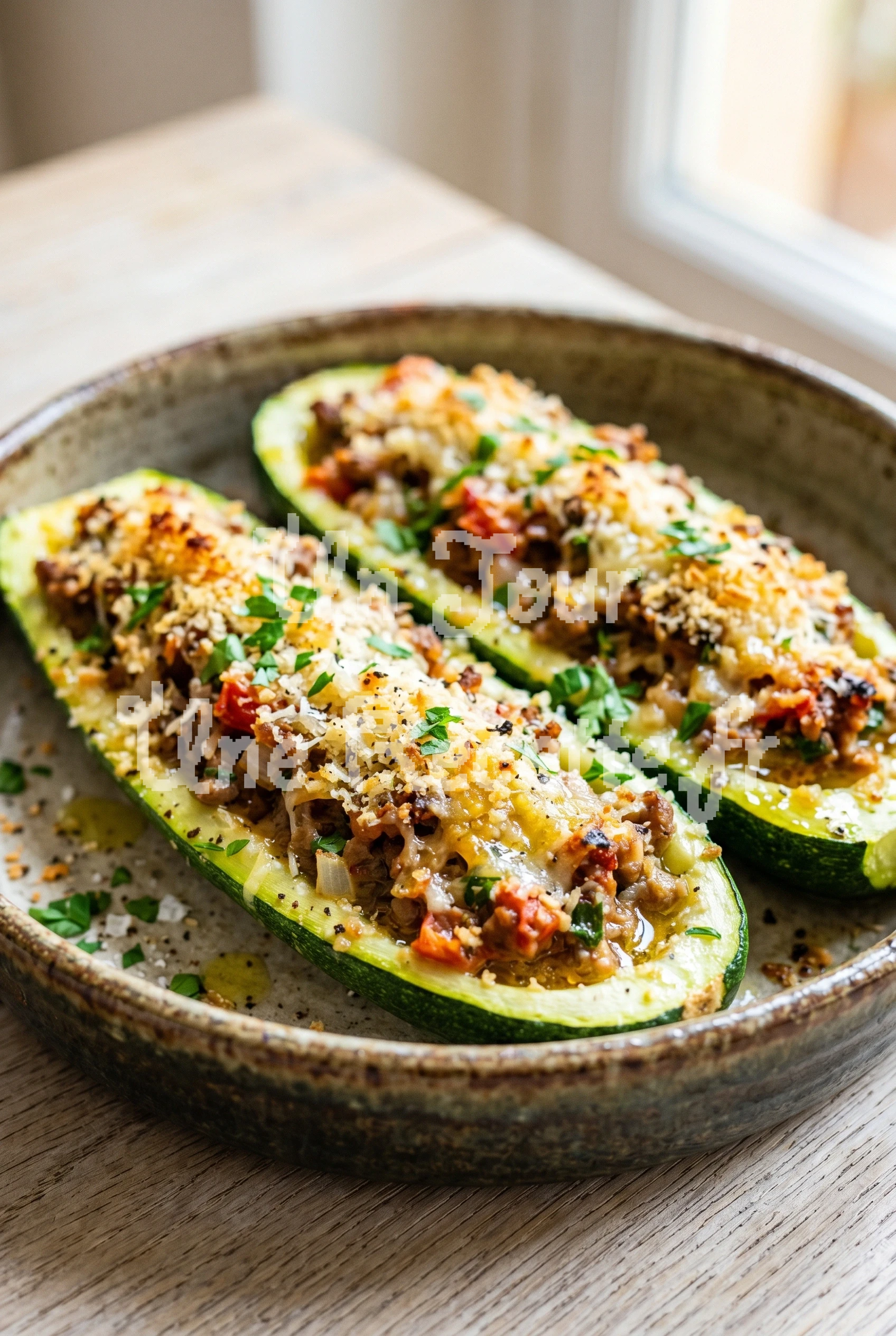 Photo de la recette Courgettes farcies