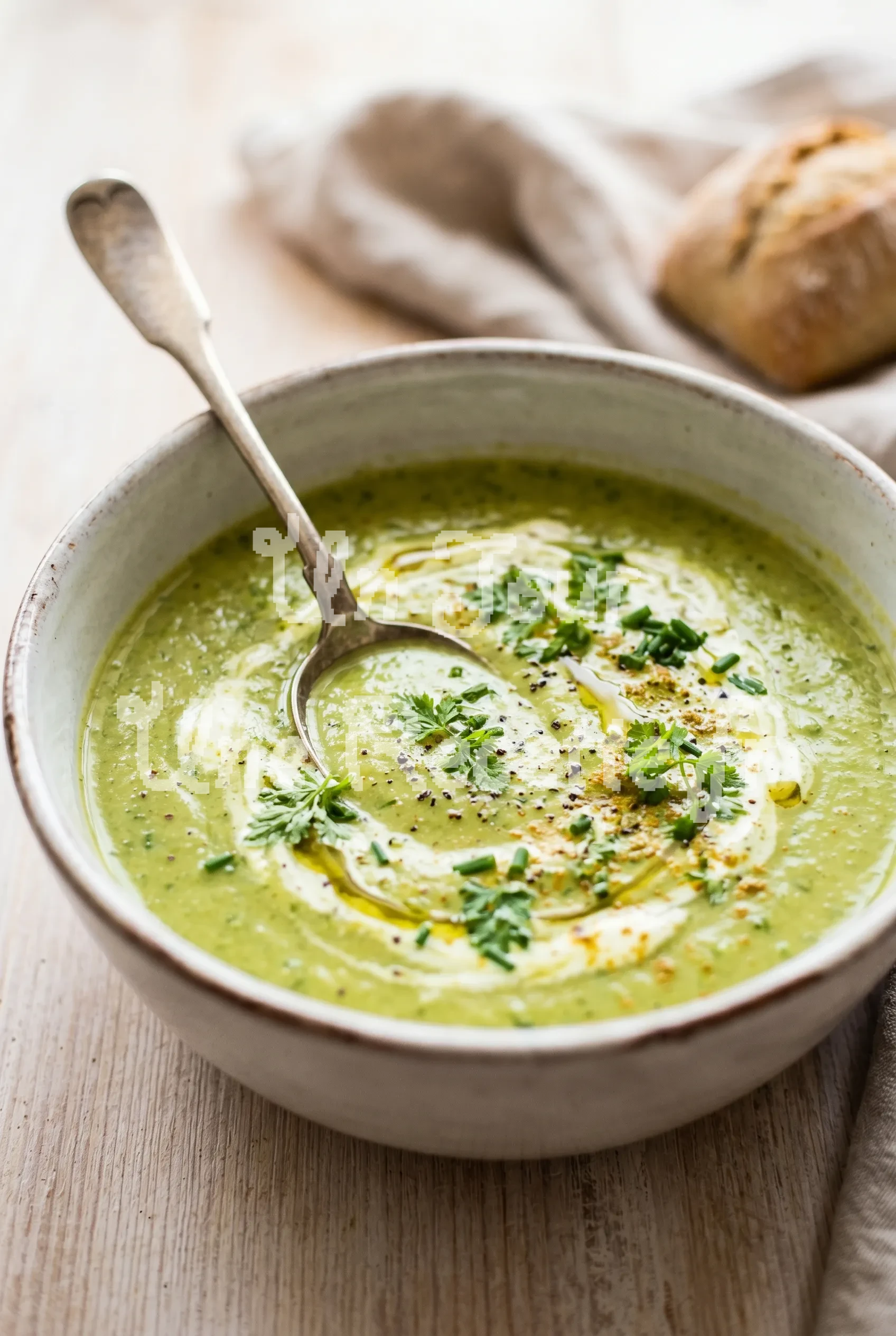 Photo de la recette Crème de courgettes au curry