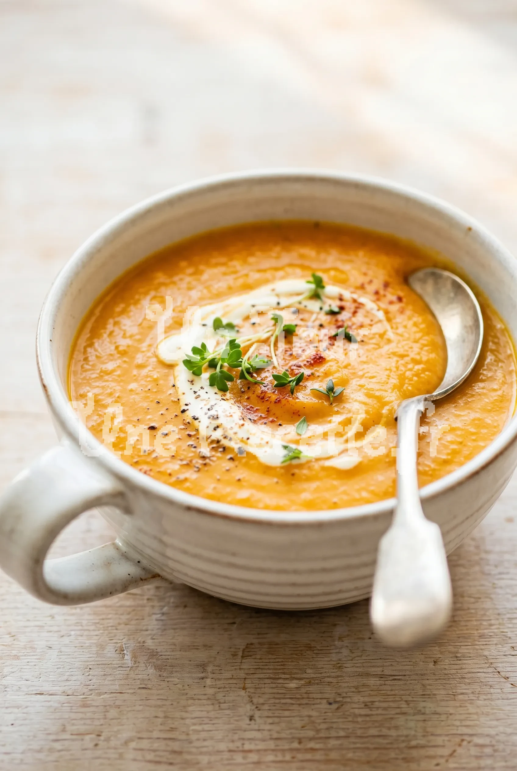 Photo de la recette Crème de patate douce épicée