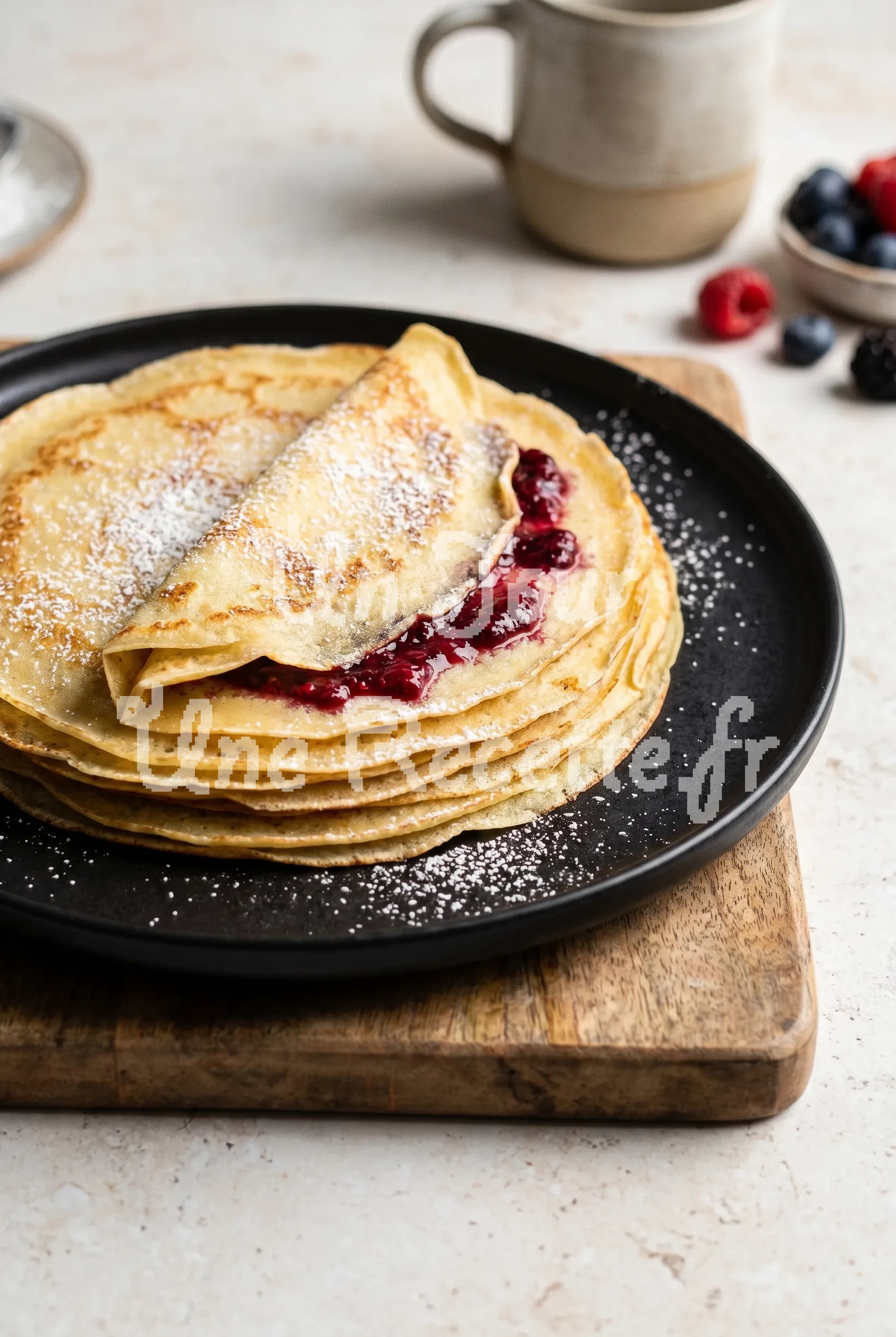 Photo de la recette Crêpes sans œufs