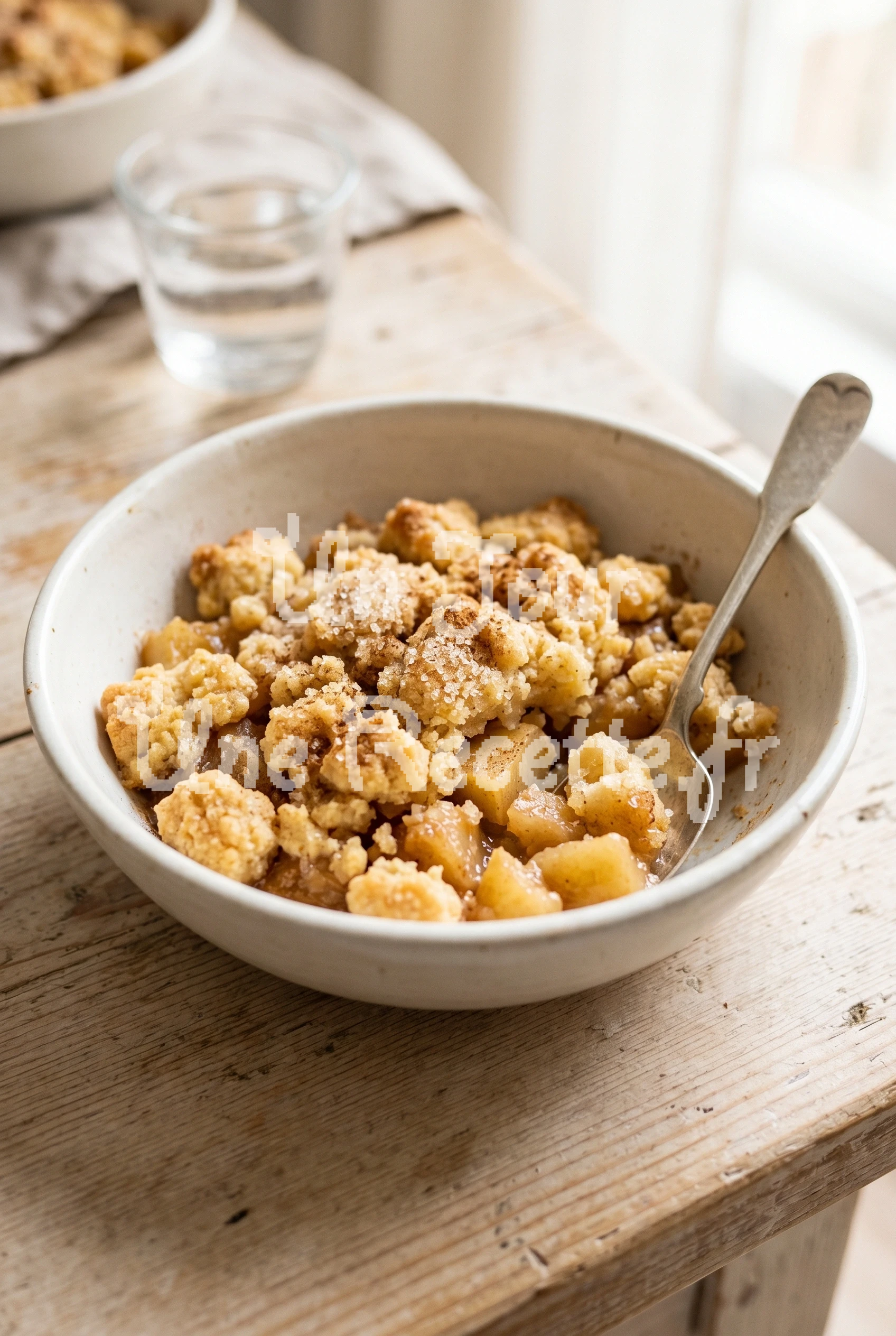 Photo de la recette Crumble pommes