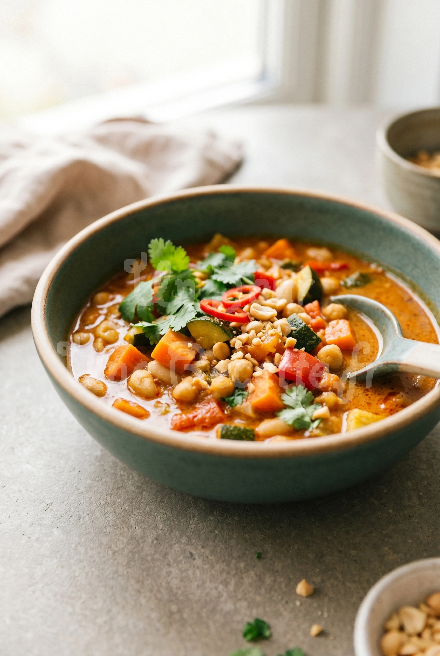 Photo de la recette Curry de légumes à la pâte de curry massaman