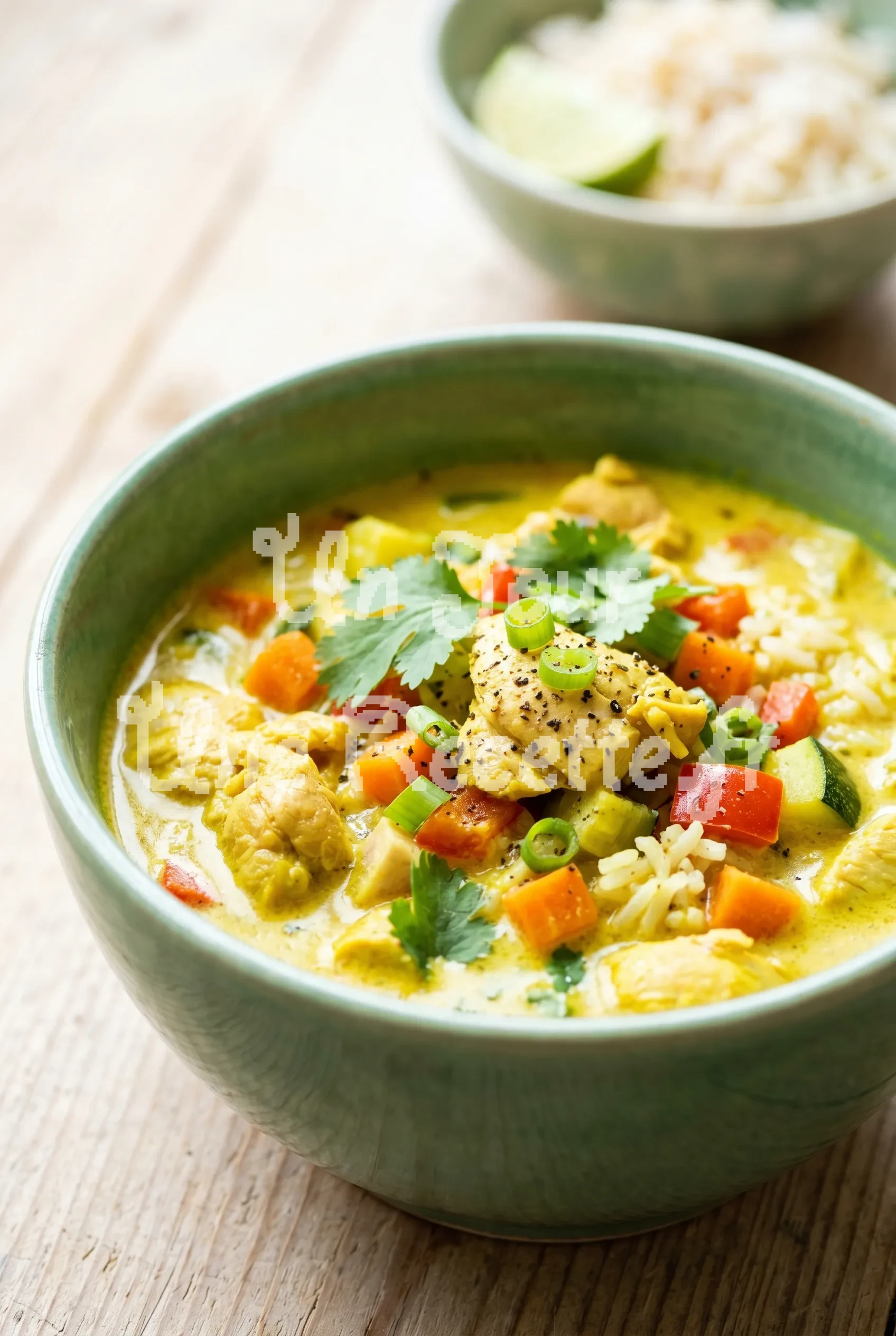 Photo de la recette Curry Jaune de Poulet et de Légumes