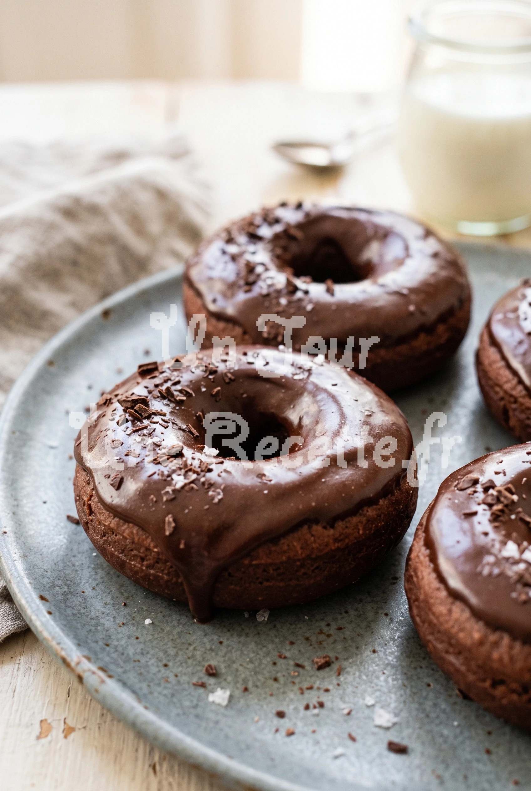 Photo de la recette Donuts au chocolat