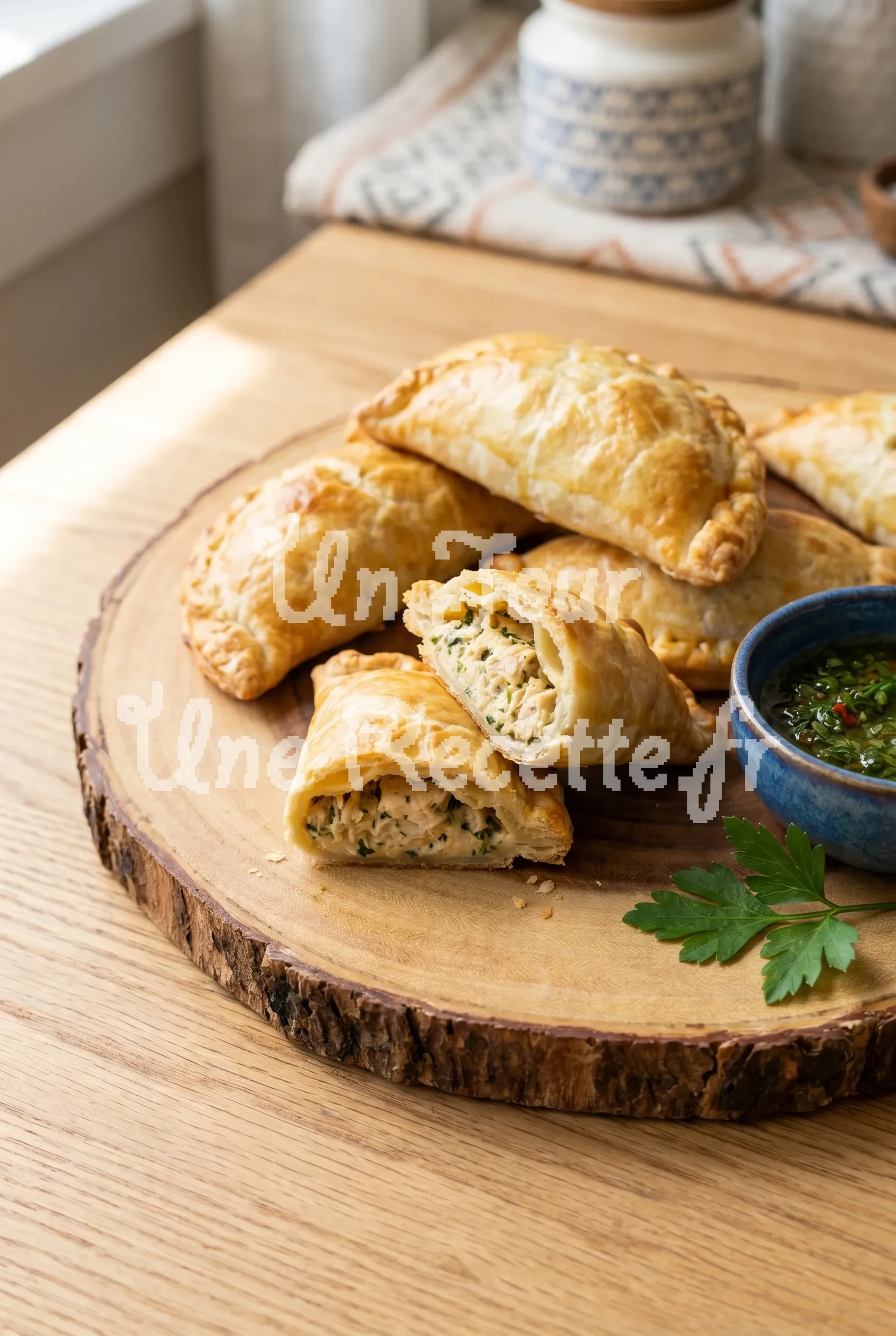 Photo de la recette Empanadas de poulet et fromage frais