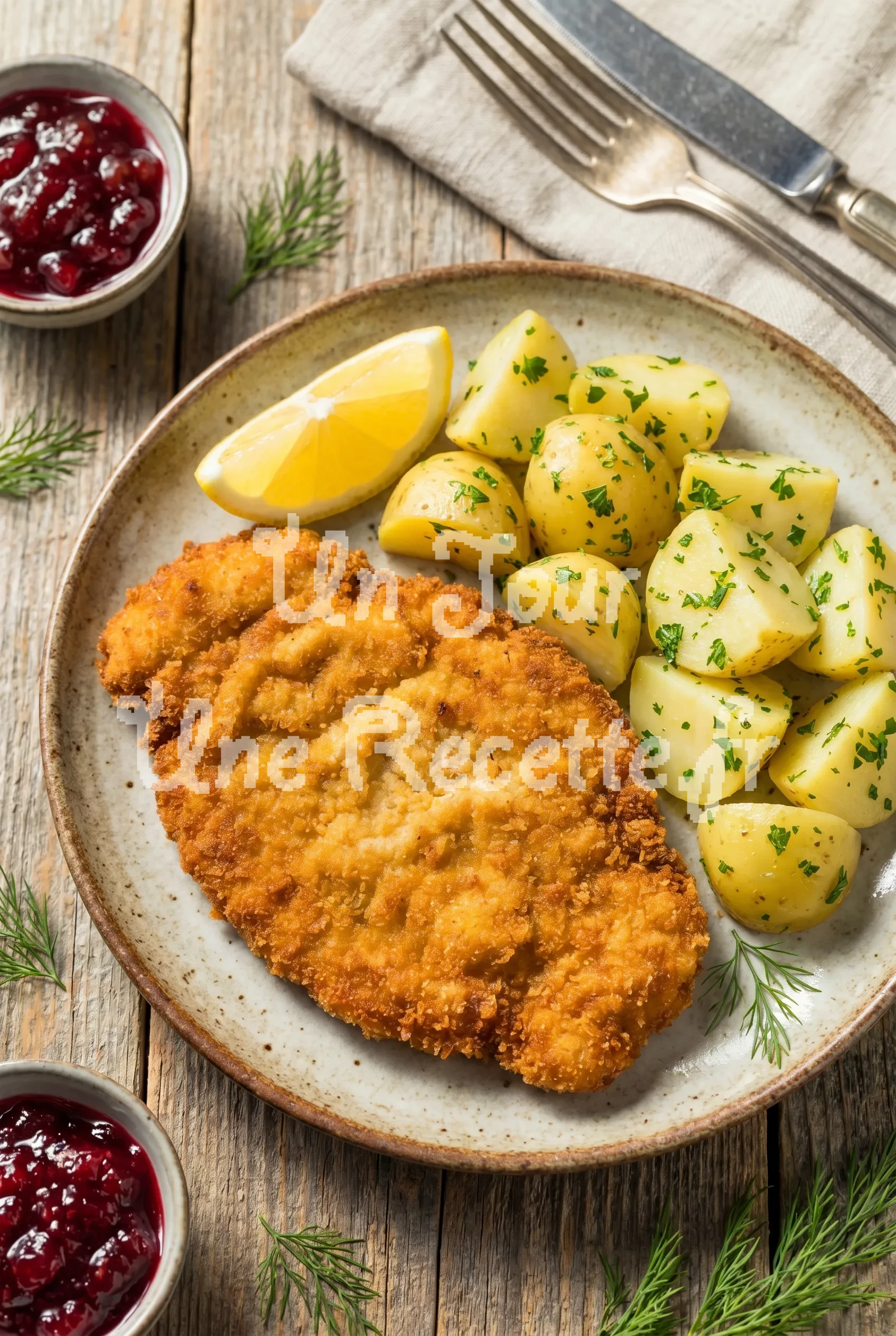 Photo de la recette Escalopes de poulet à la viennoise