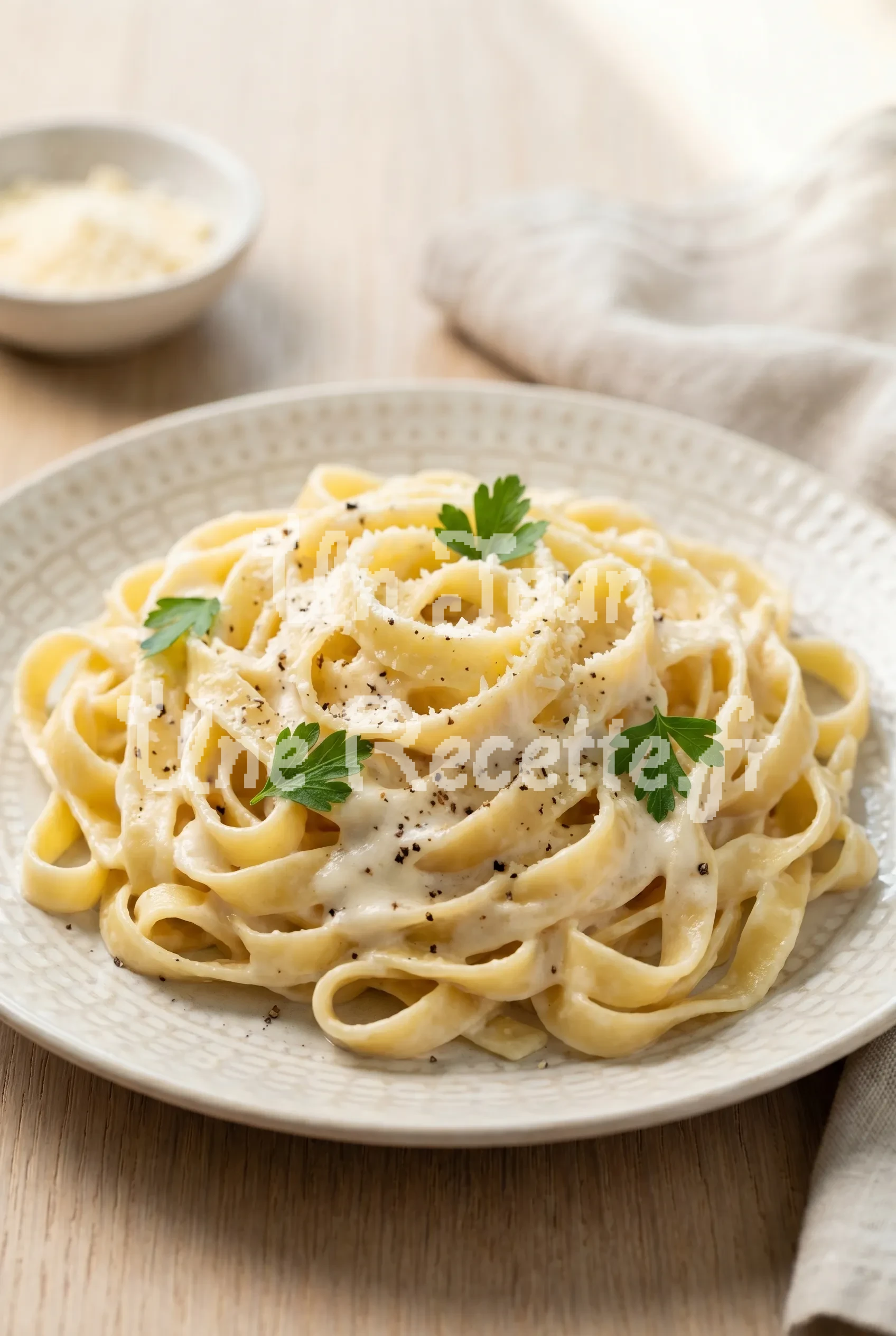 Photo de la recette Fettuccine Alfredo