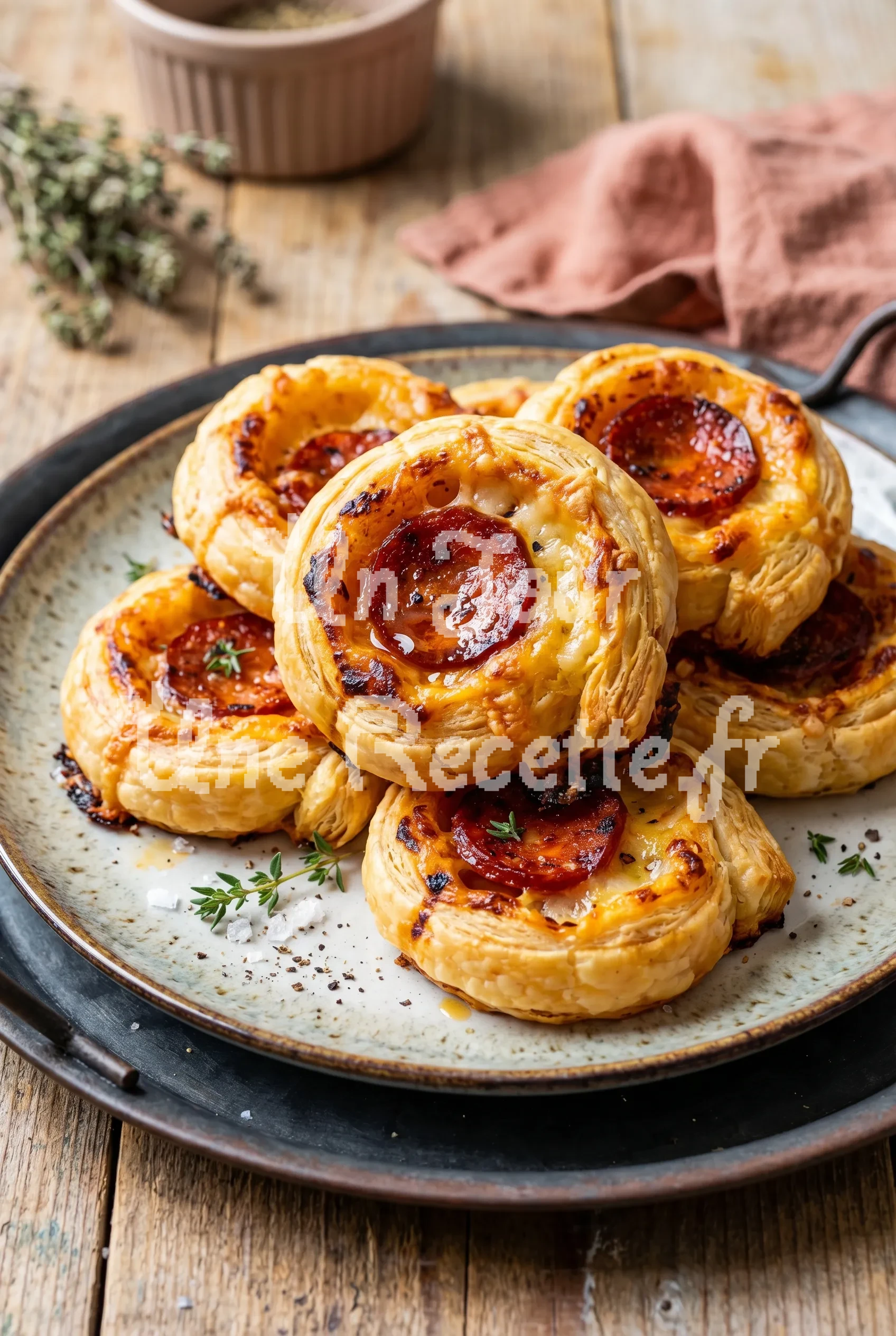Feuilletés au chorizo