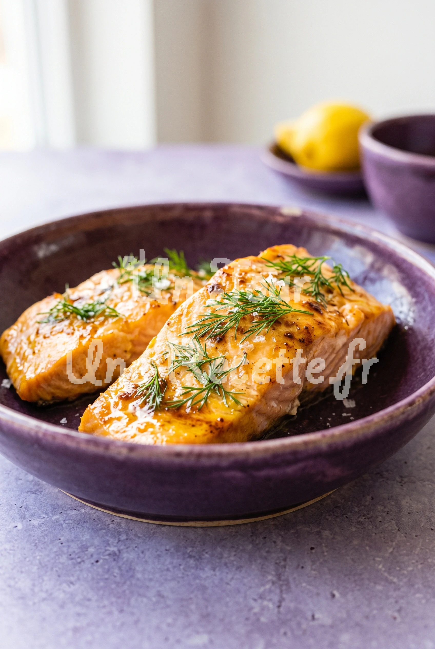 Photo de la recette Filets de saumon à l'airfryer