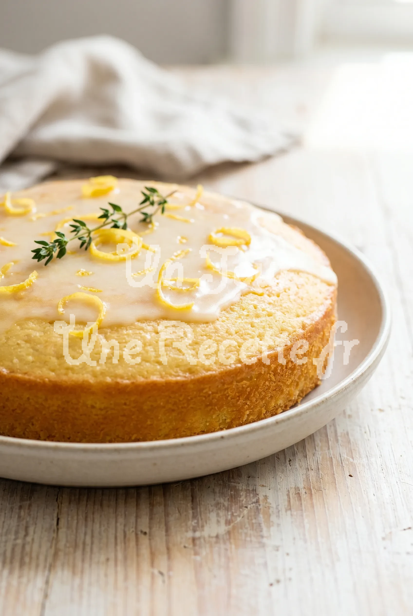 Photo de la recette Gâteau au citron à un étage