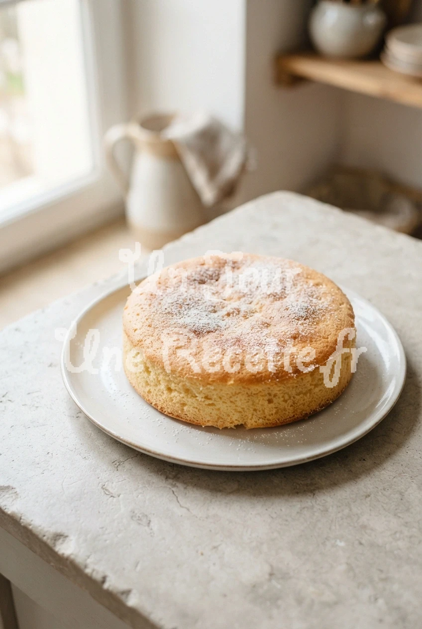 Photo de la recette Gâteau moelleux à la vanille