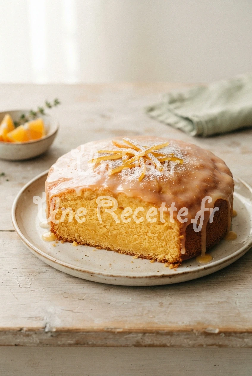 Photo de la recette Gâteau moelleux à l'orange