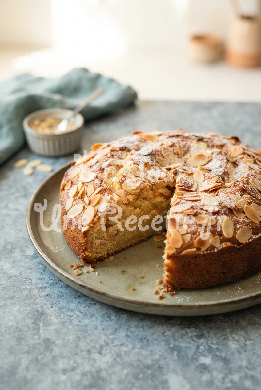 Photo de la recette Gâteau moelleux aux amandes