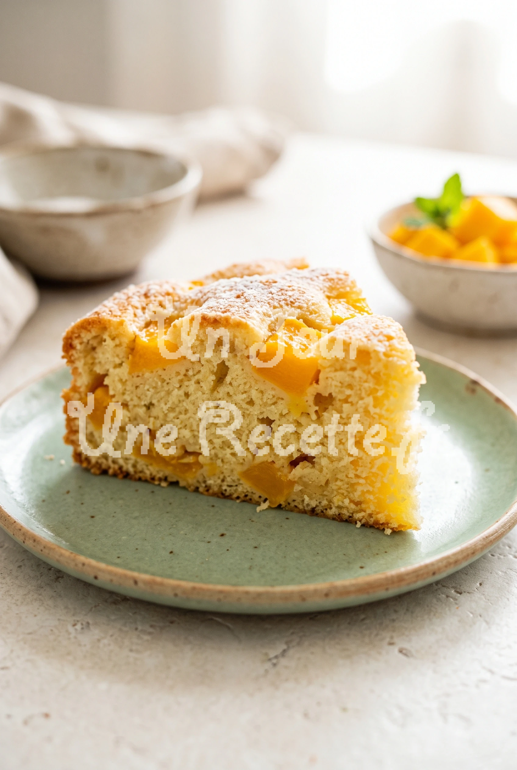 Photo de la recette Gâteau mousseux à la mangue
