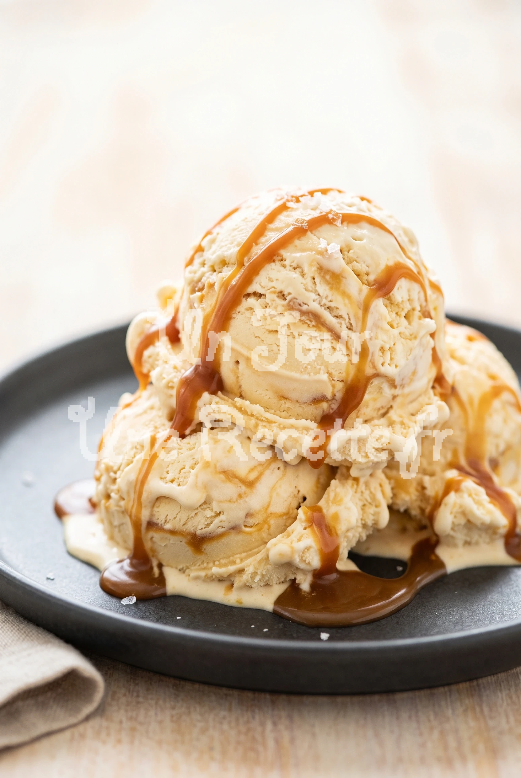 Photo de la recette Glace au caramel beurre salé