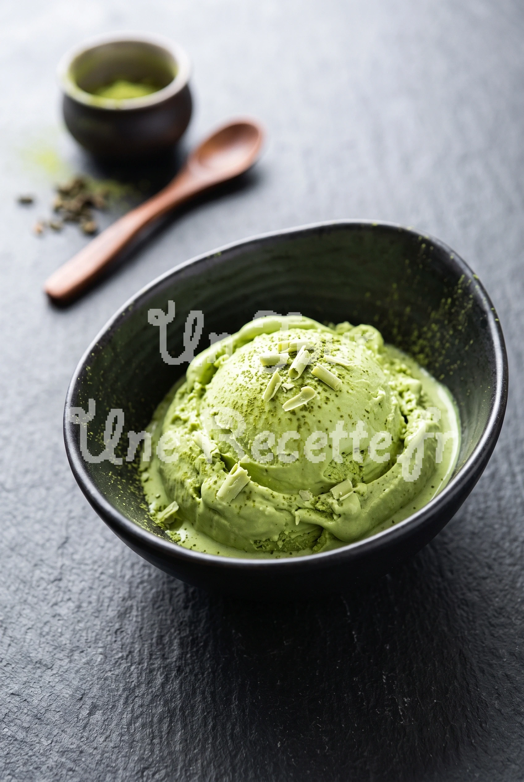 Photo de la recette Glace au matcha sans sorbetière
