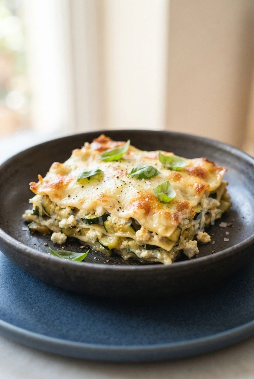 Photo de la recette Lasagnes courgettes et feta
