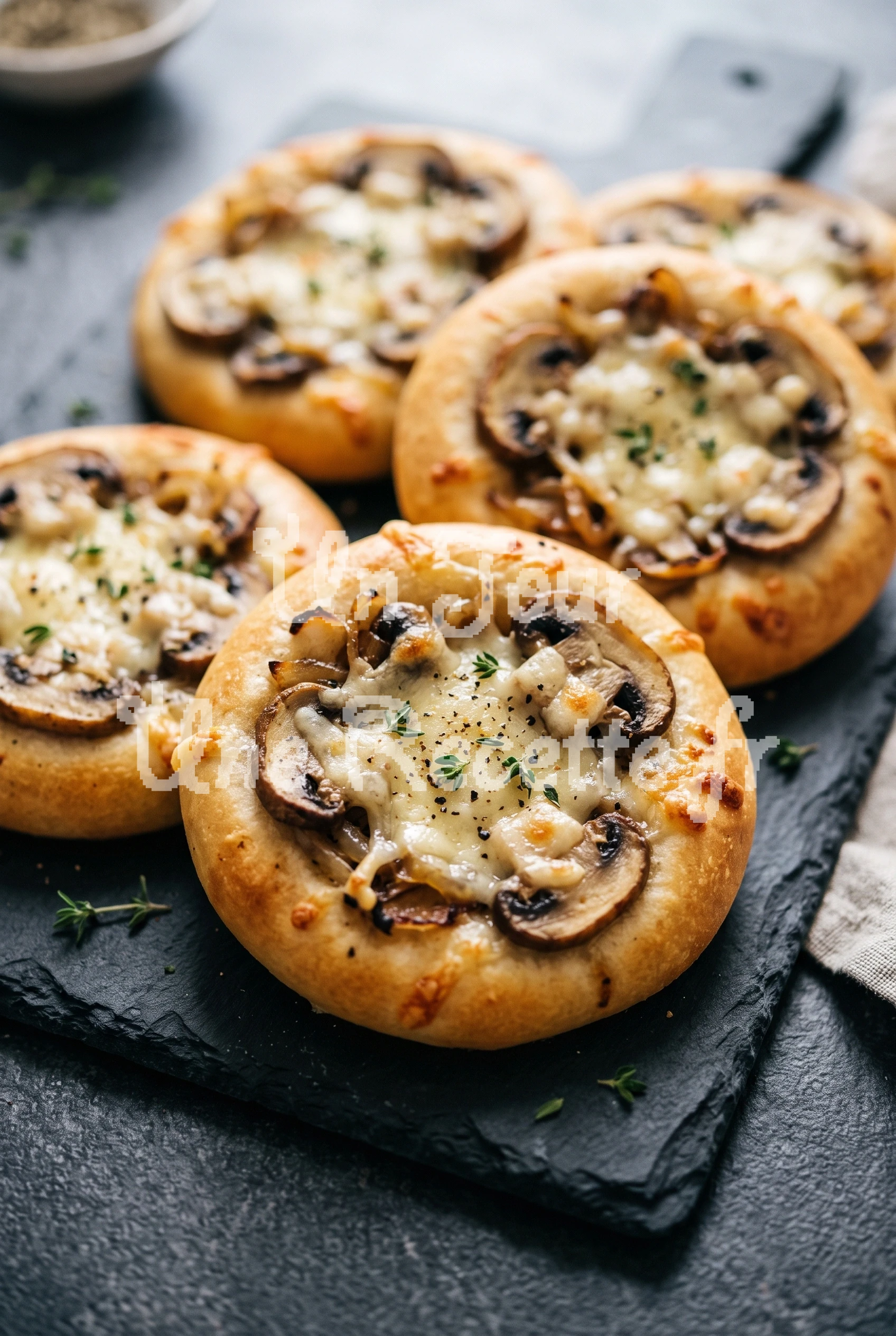 Mini Pizzas aux Champignons