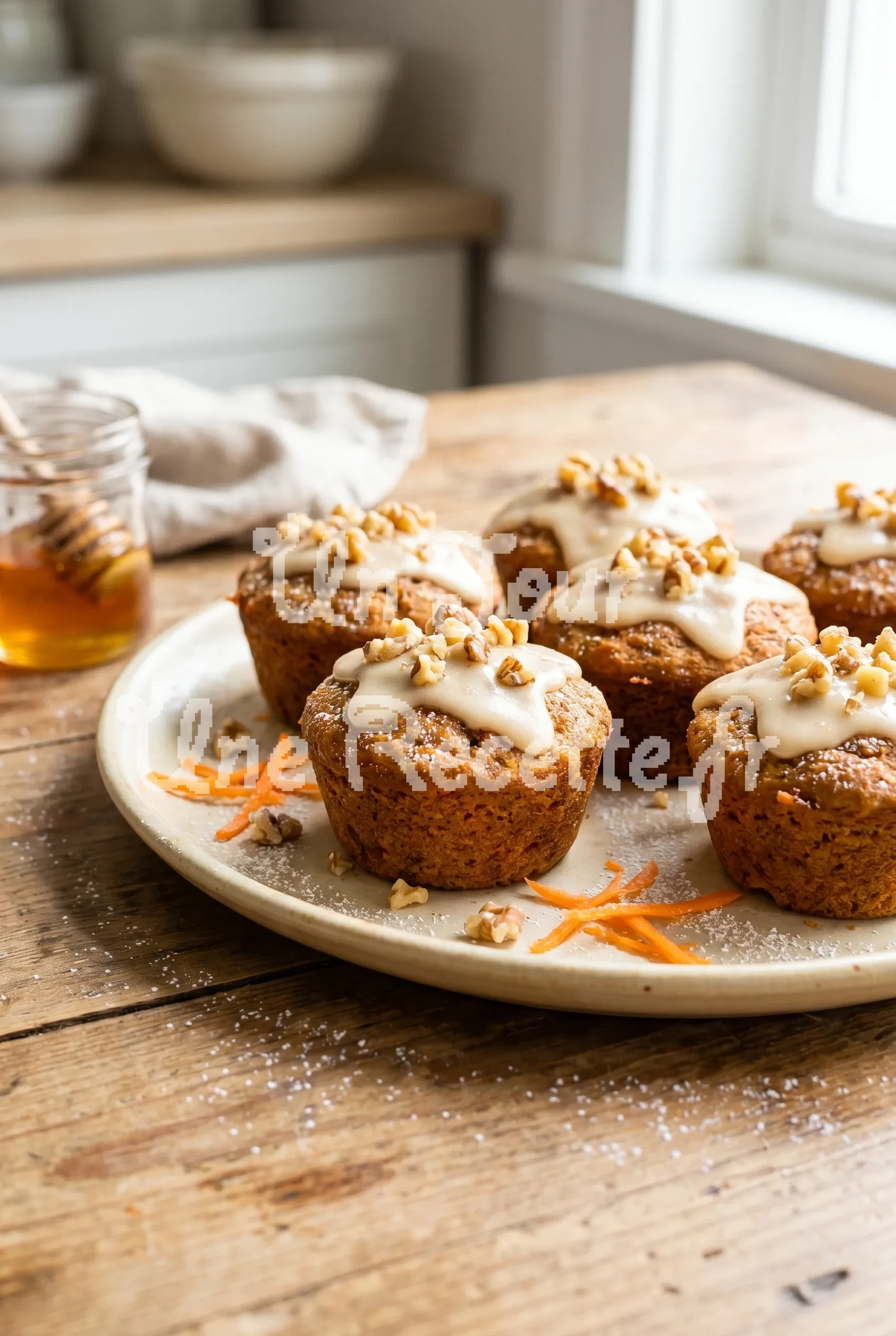 Photo de la recette Muffins aux carottes de Mimi