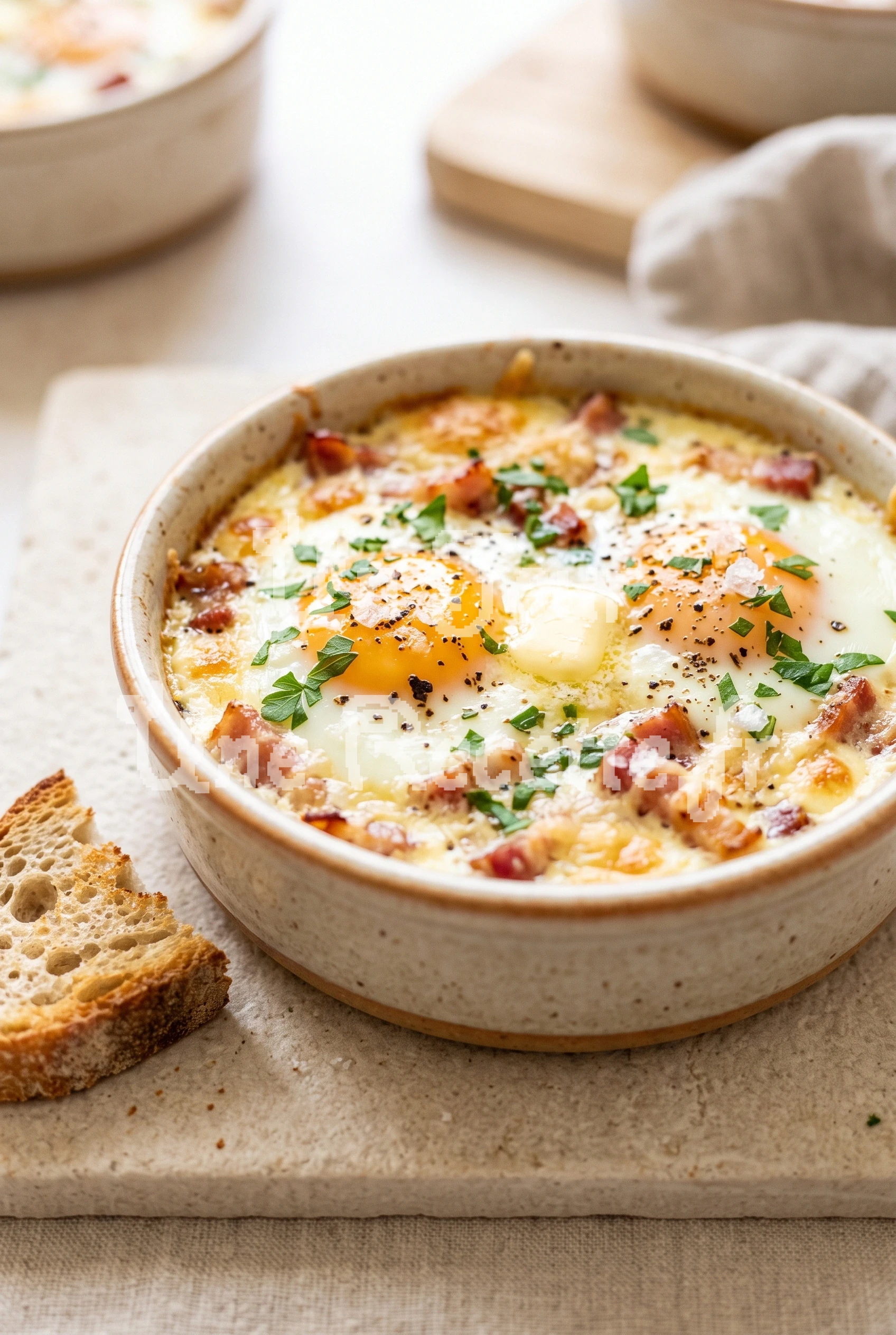 Photo de la recette Œufs cocotte à la crème