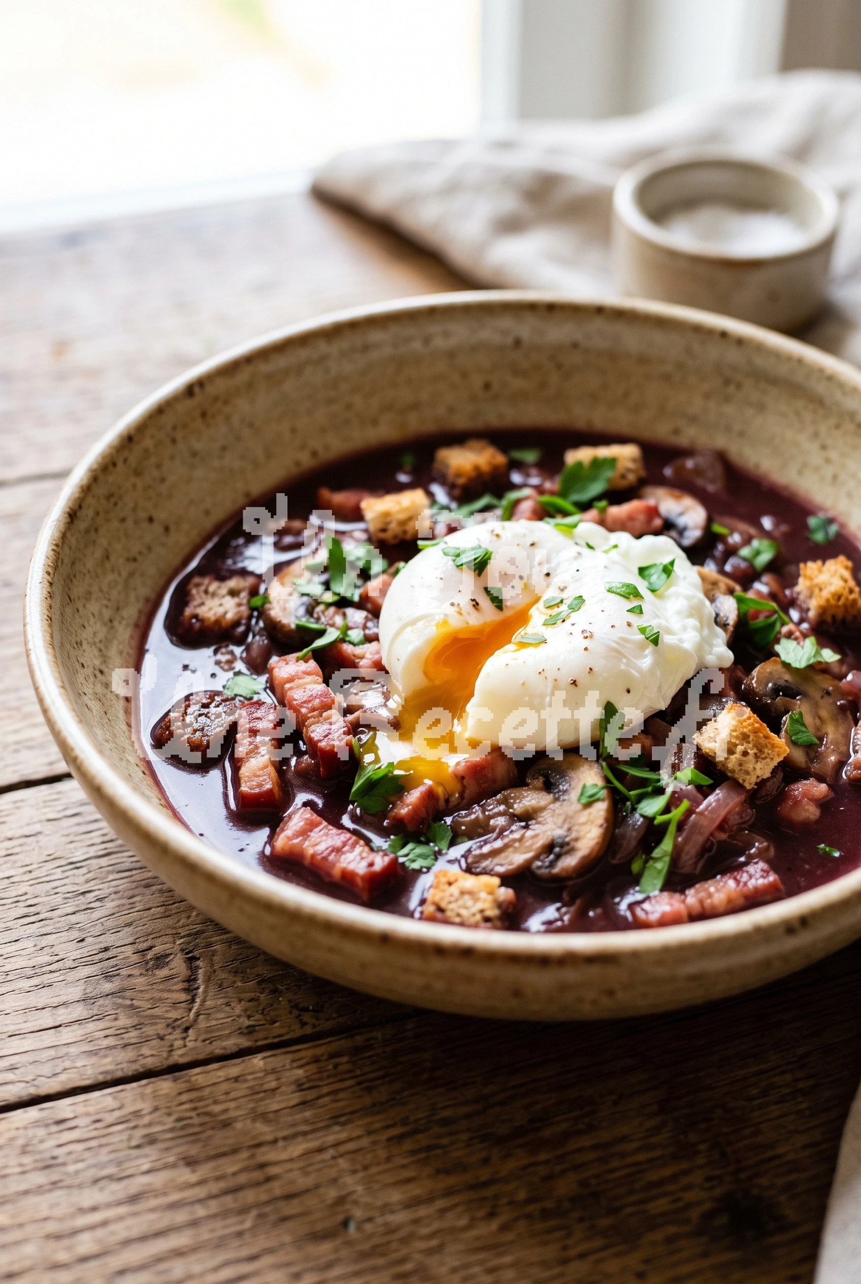 Photo de la recette Œufs en meurette à la belge