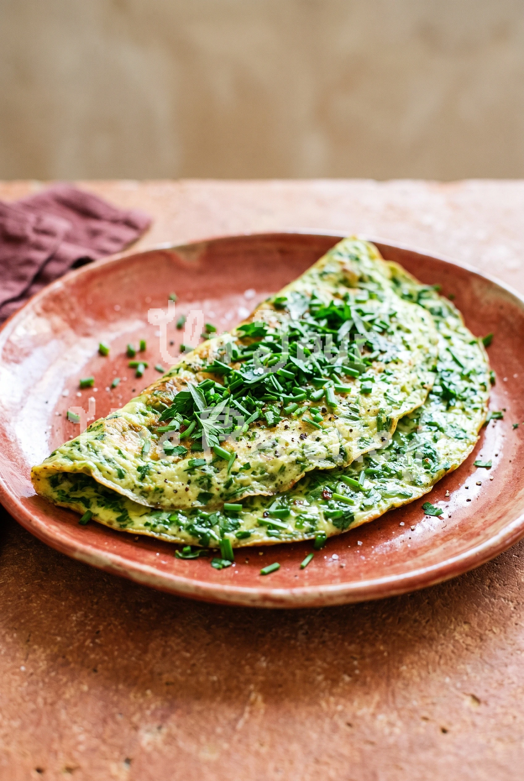 Photo de la recette Omelette aux fines herbes