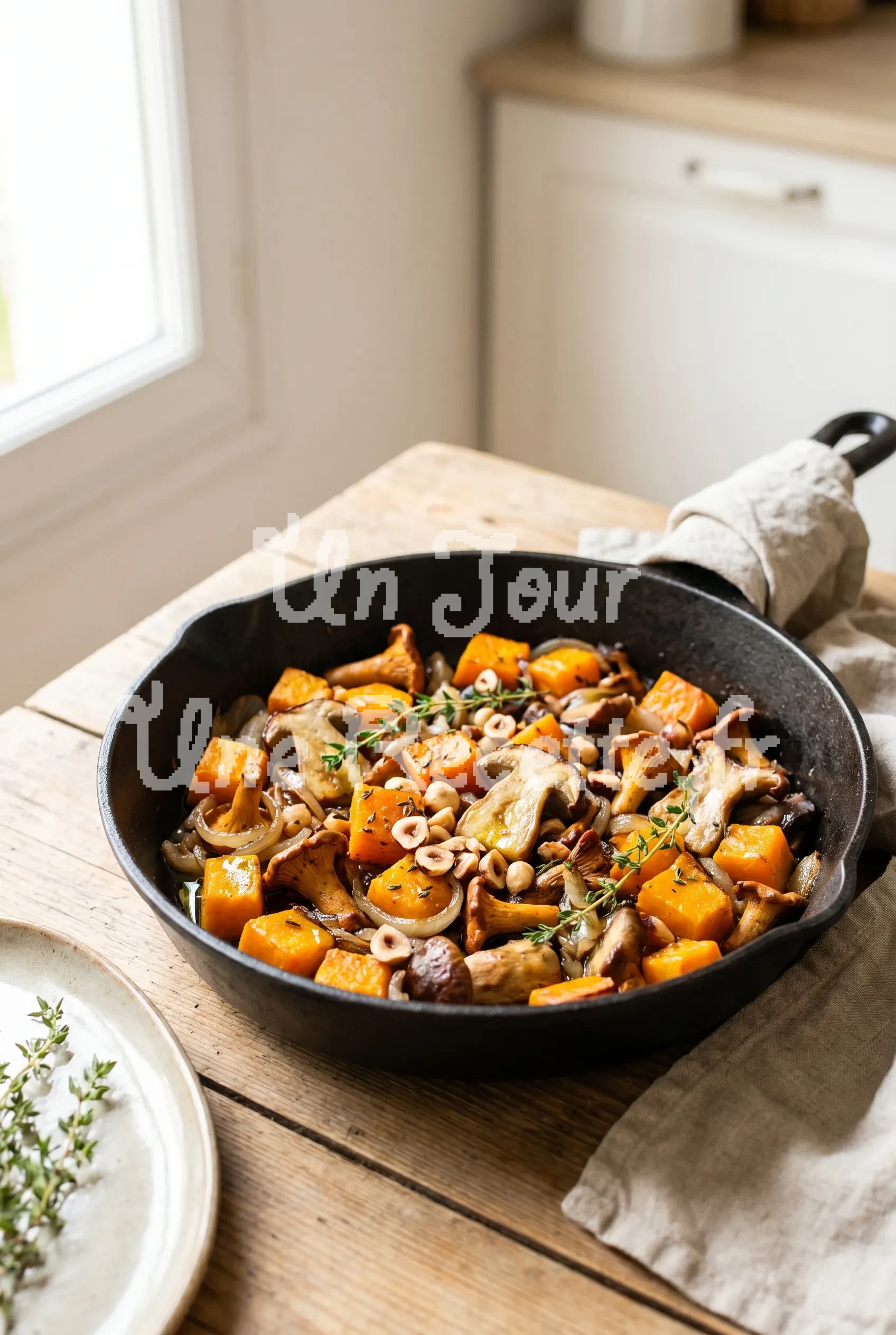 Photo de la recette Poêlée automnale potirons et champignons