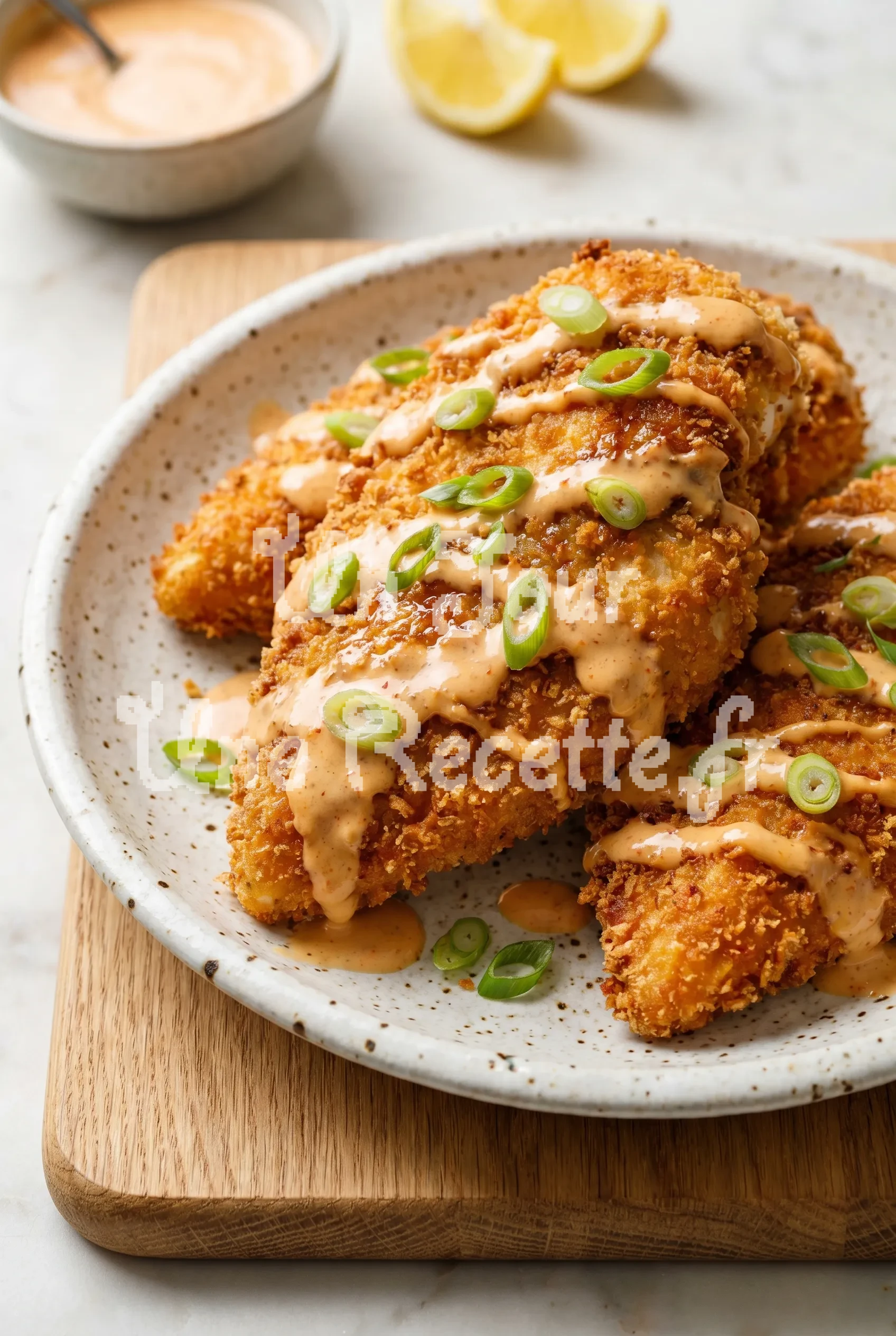 Photo de la recette Poitrines de poulet Bang Bang à la friteuse à air