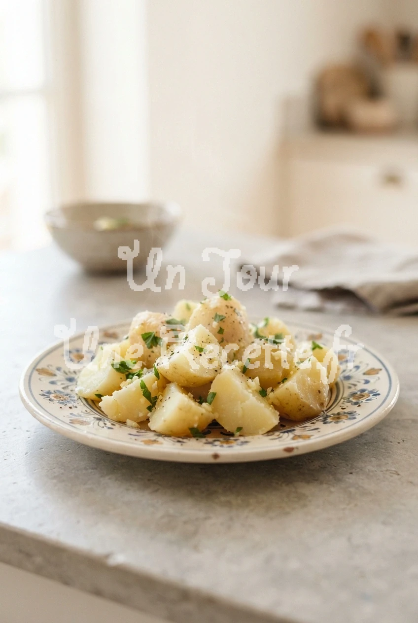 Photo de la recette Pommes de terre vapeur au beurre