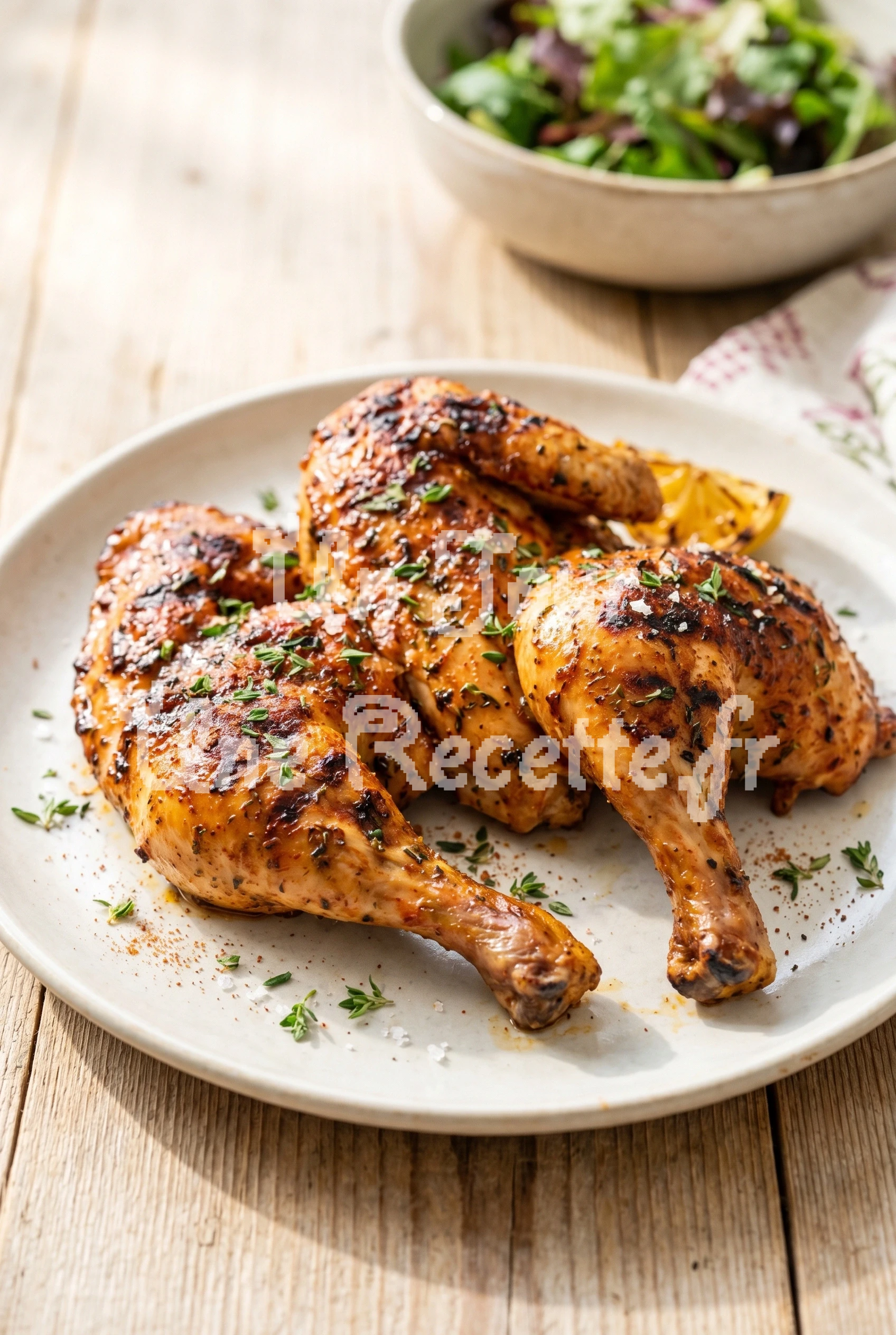 Photo de la recette Poulet grillé au barbecue