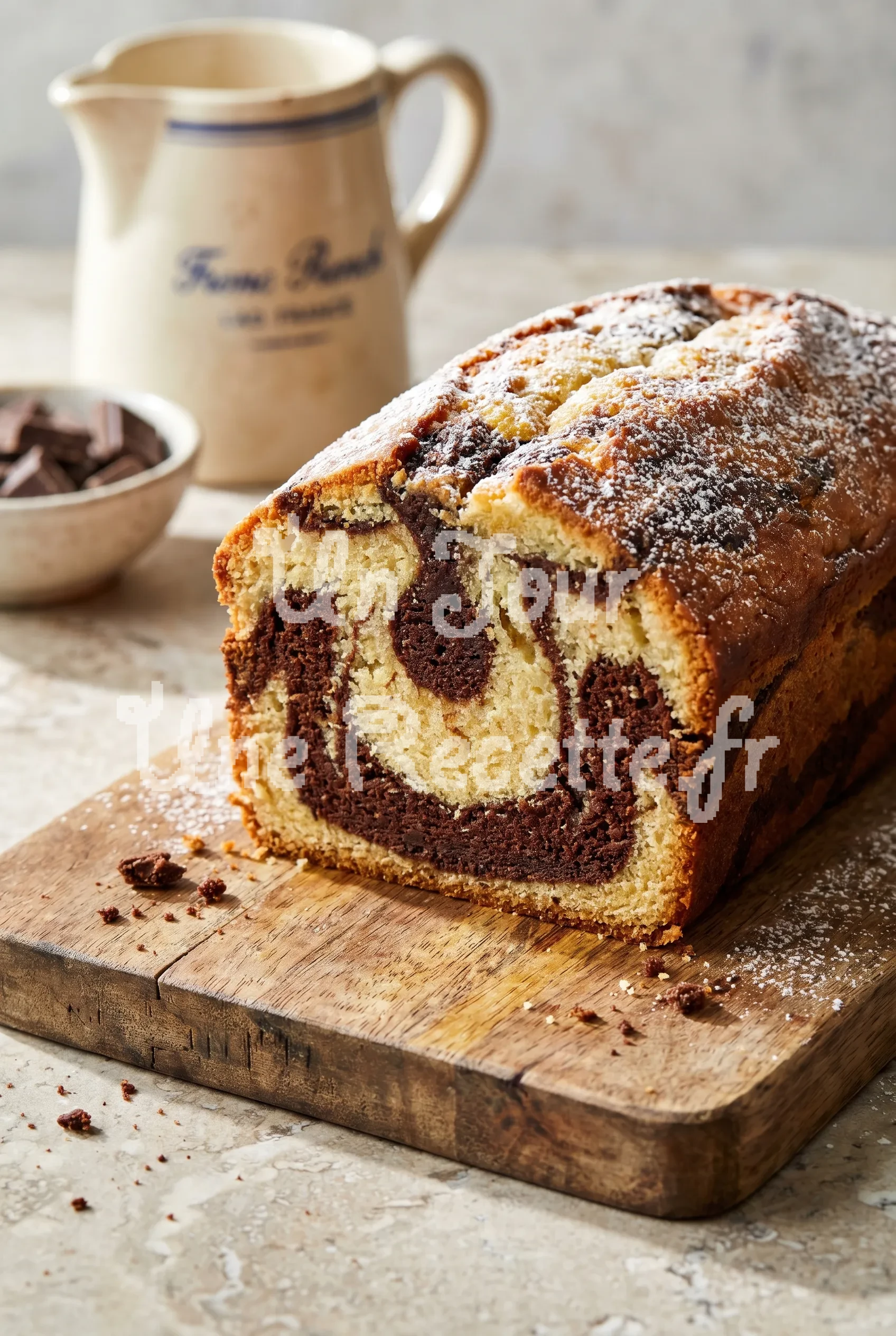 Photo de la recette Quatre quarts au chocolat