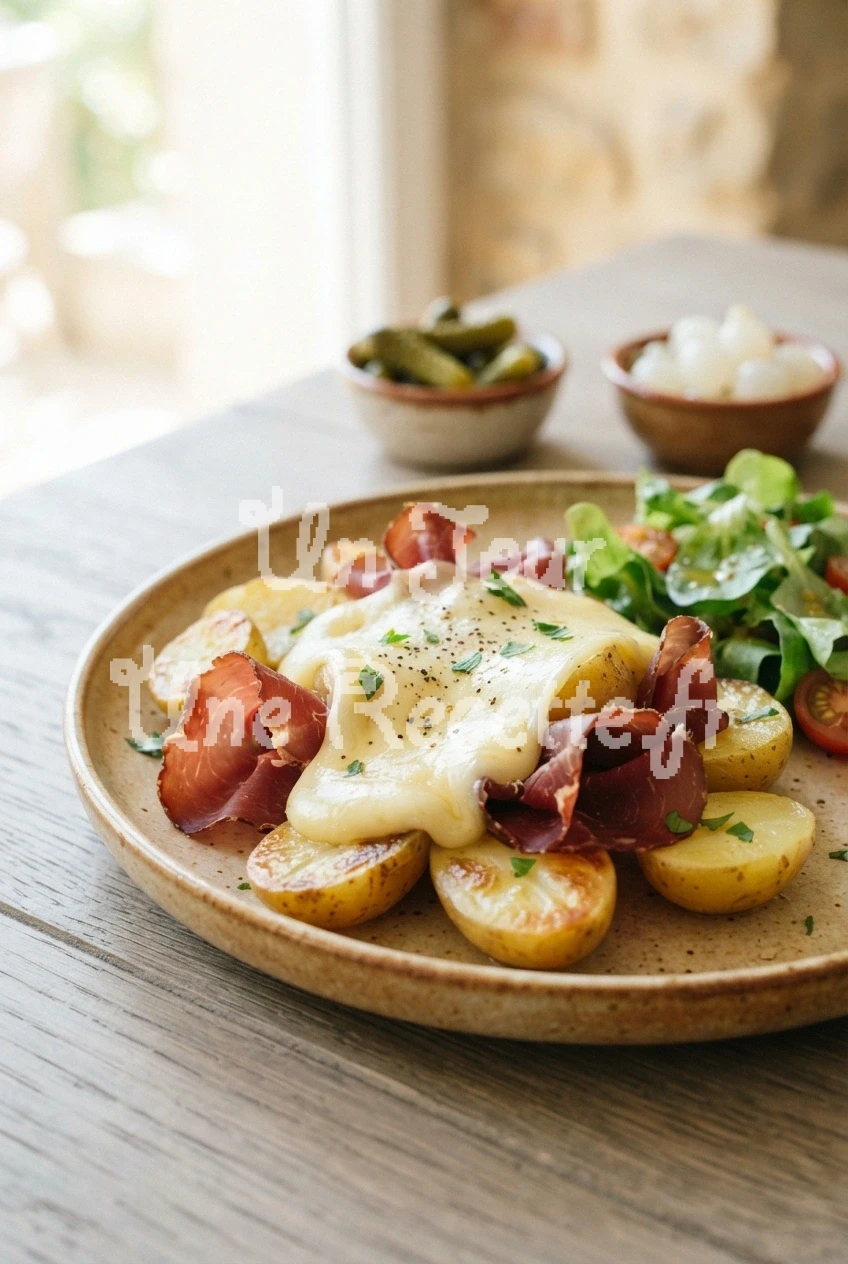 Photo de la recette Raclette à la viande des Grisons