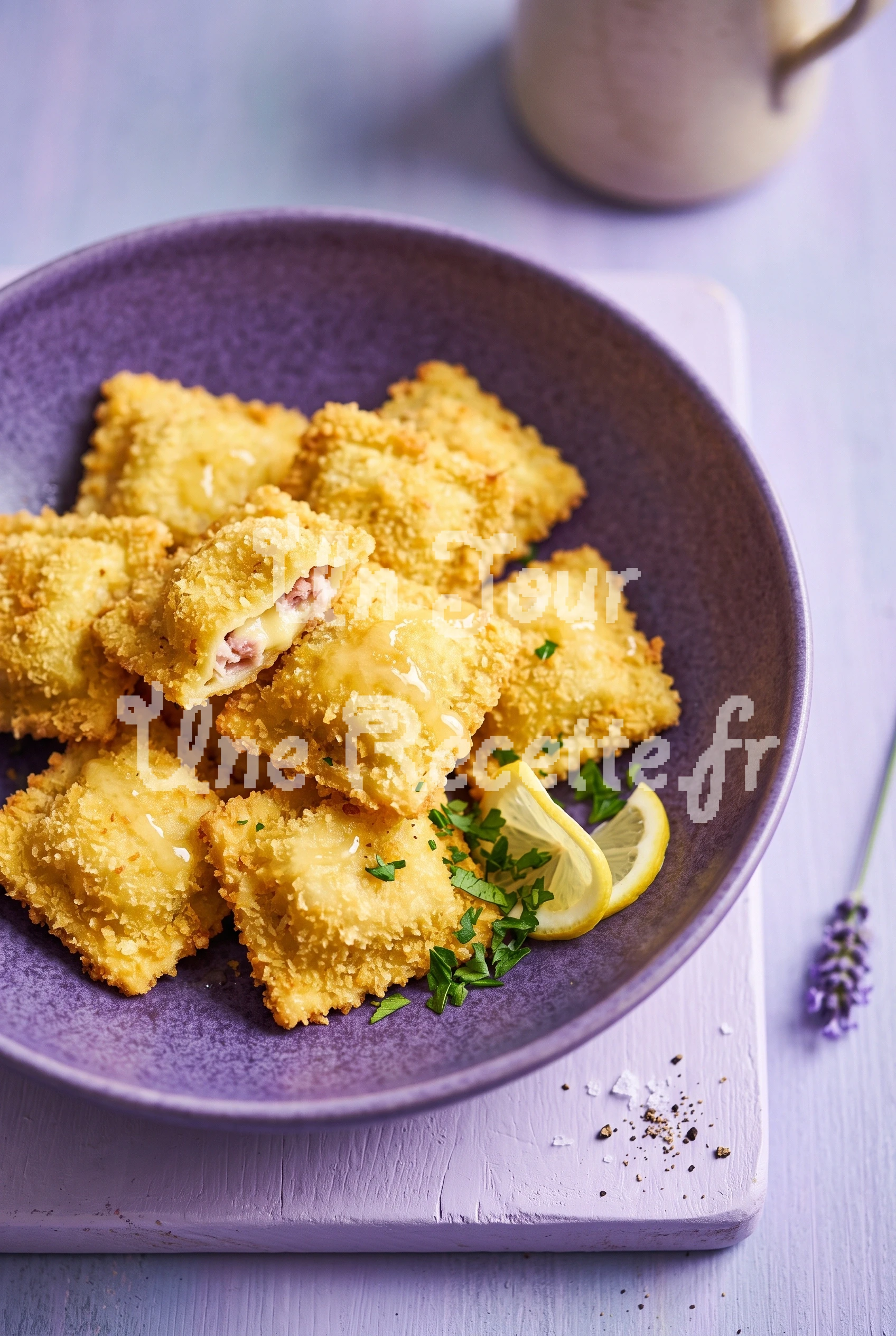 Photo de la recette Ravioles croustillantes à l'airfryer