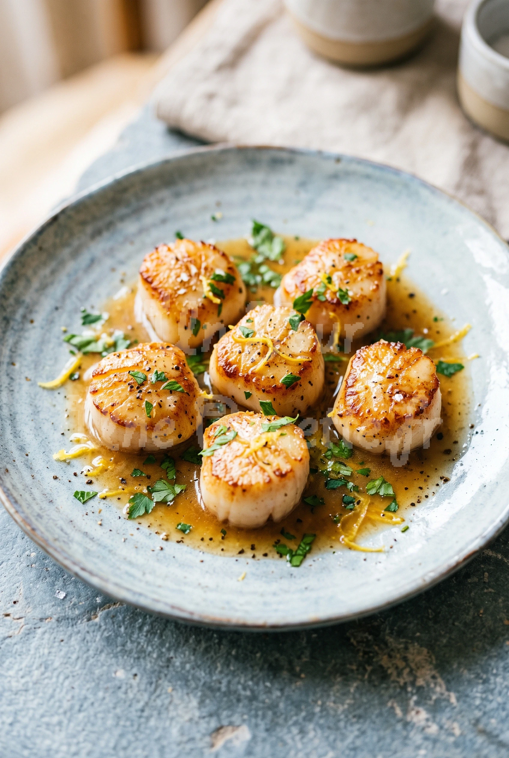 Photo de la recette Saint-Jacques Poêlées