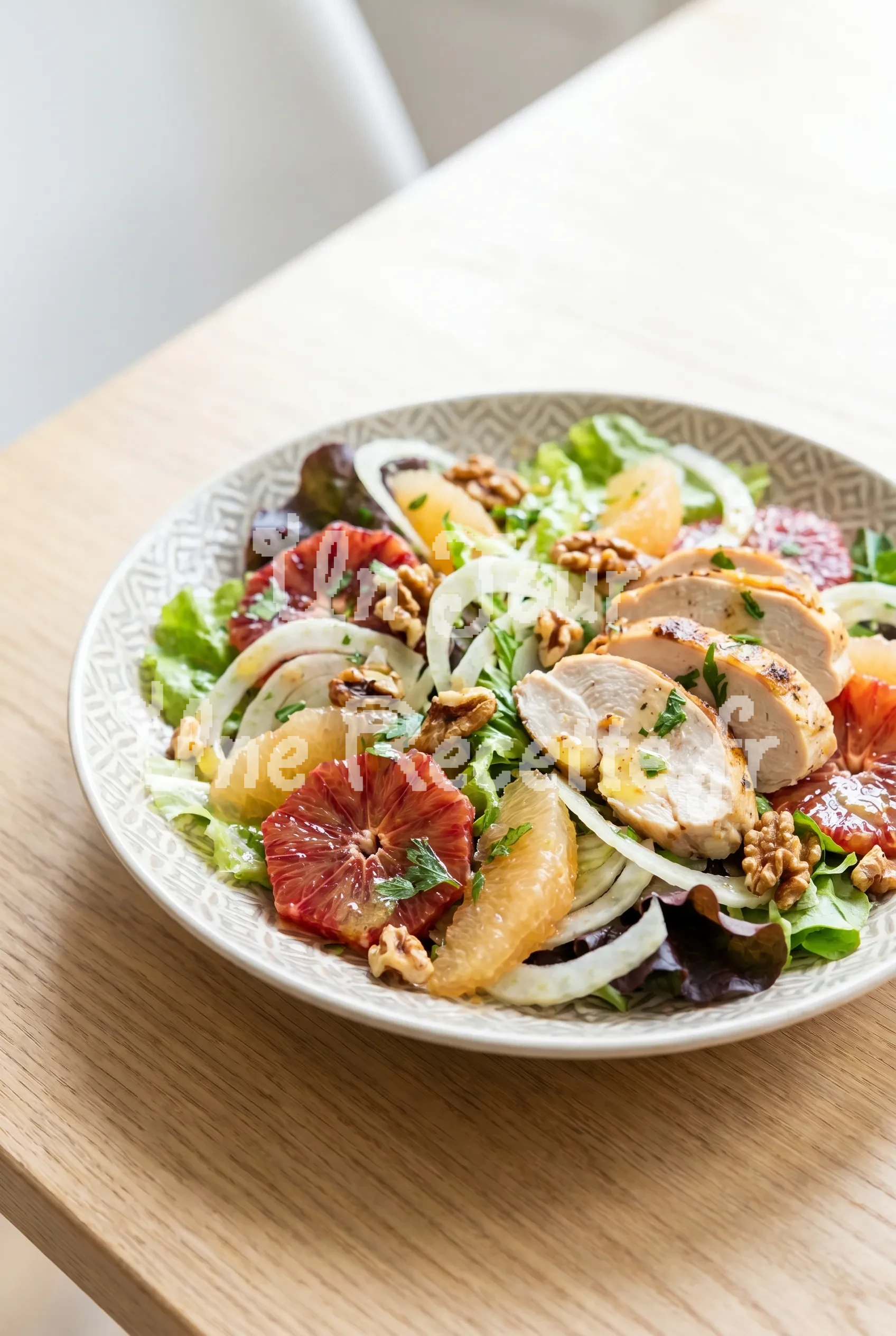 Photo de la recette Salade de poulet aux agrumes