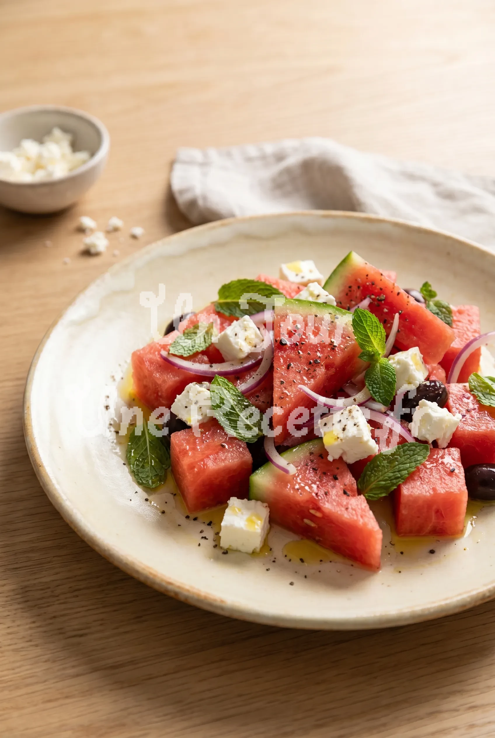 Salade de pastèque et féta