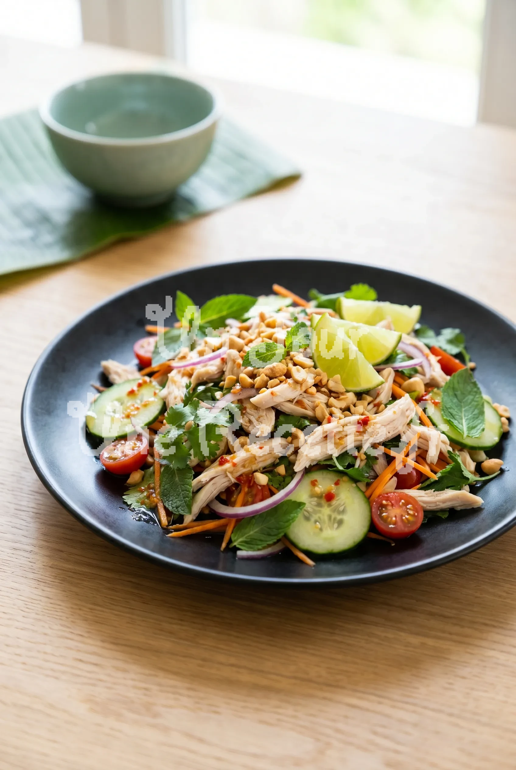 Photo de la recette Salade thaïe poulet citron vert