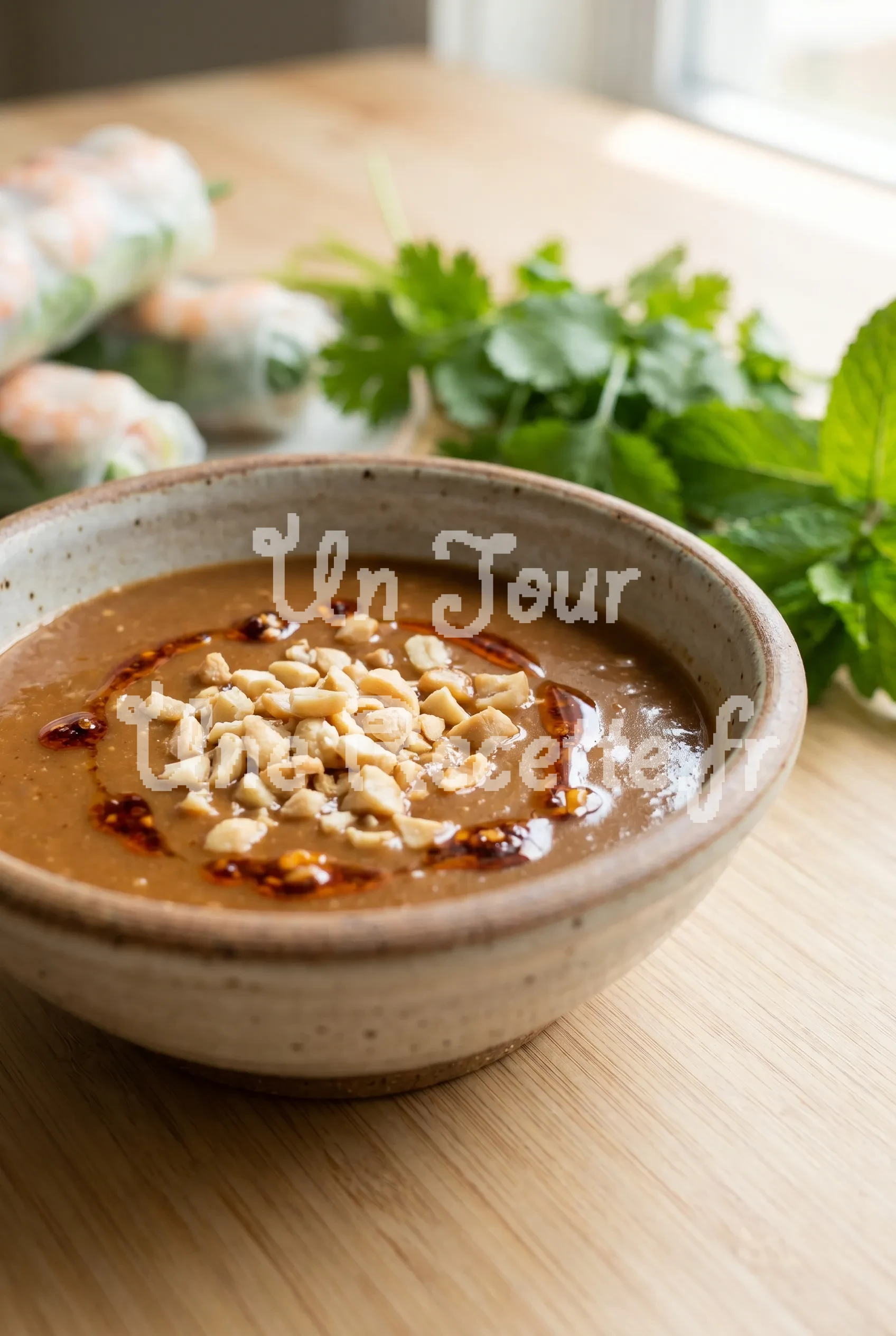 Photo de la recette Sauce aux arachides pour rouleaux de printemps