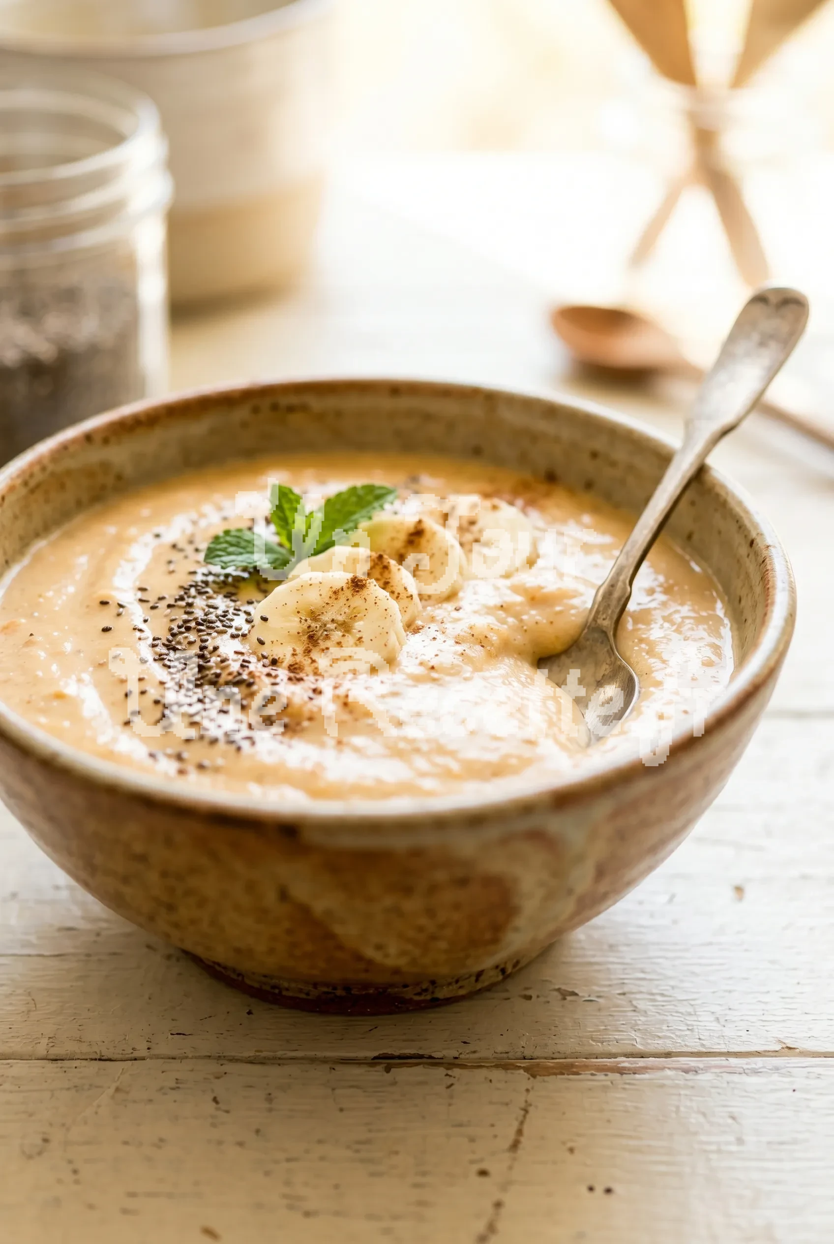 Photo de la recette Smoothie à la patate douce et à la banane