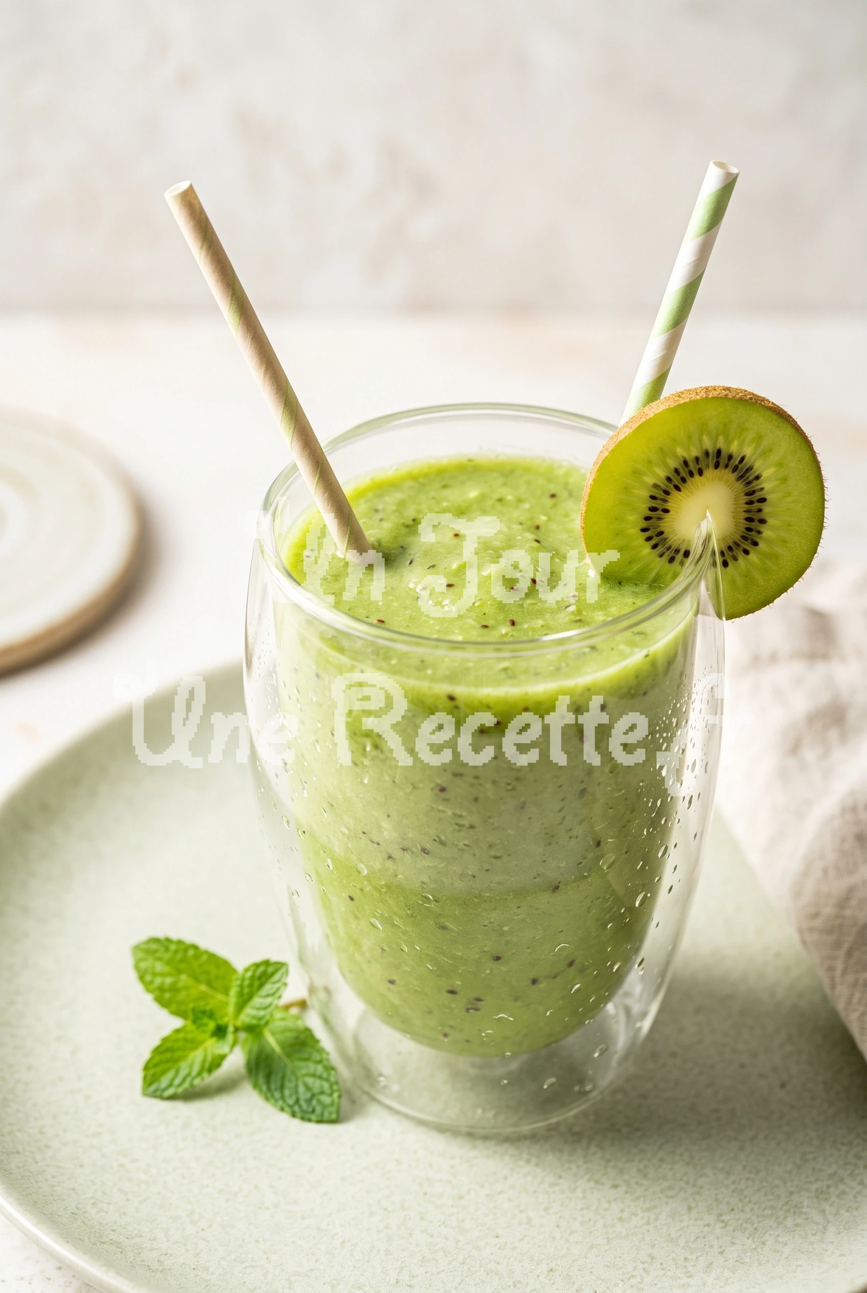 Photo de la recette Smoothie avocat-kiwi