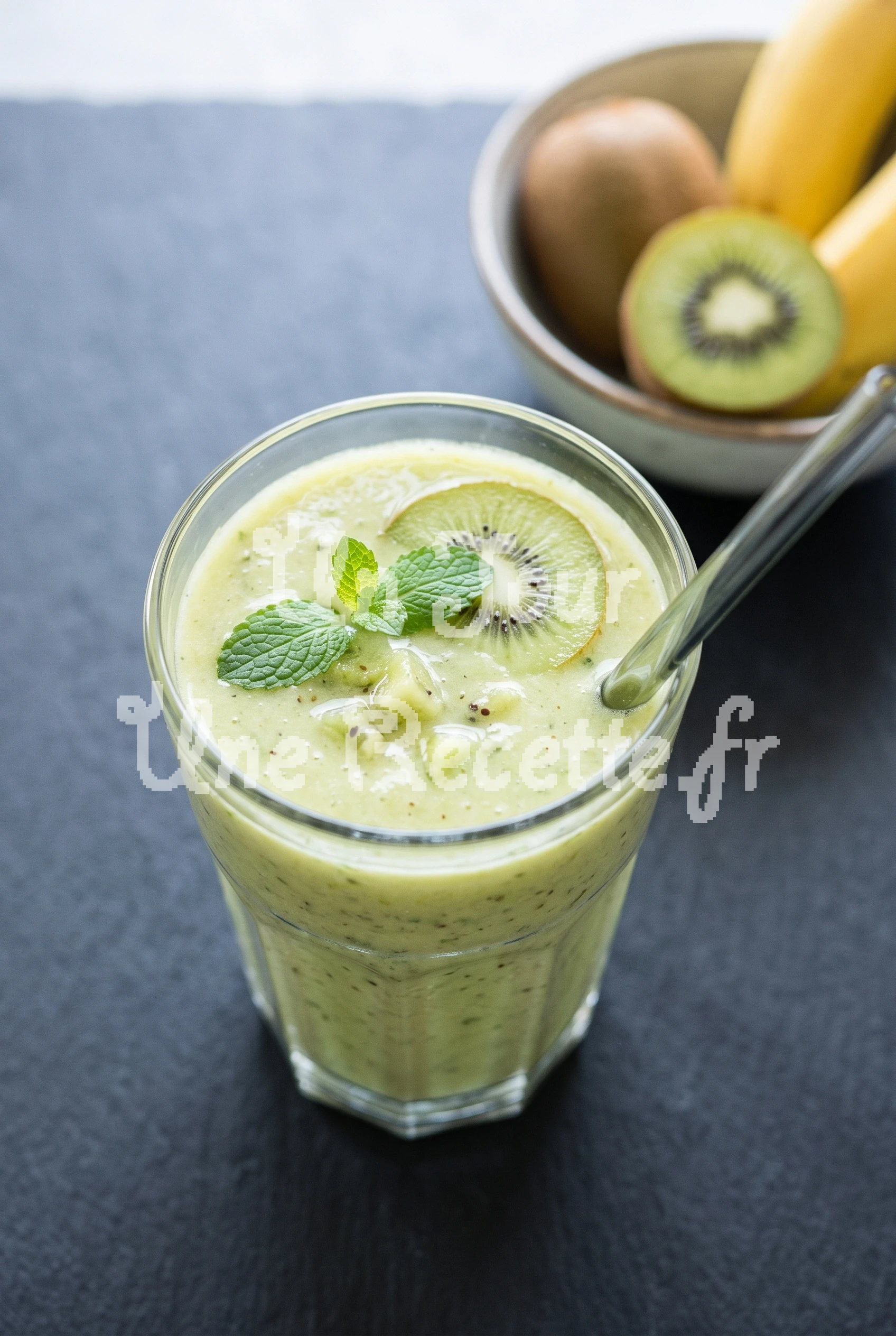 Photo de la recette Smoothie Kiwi-Banane