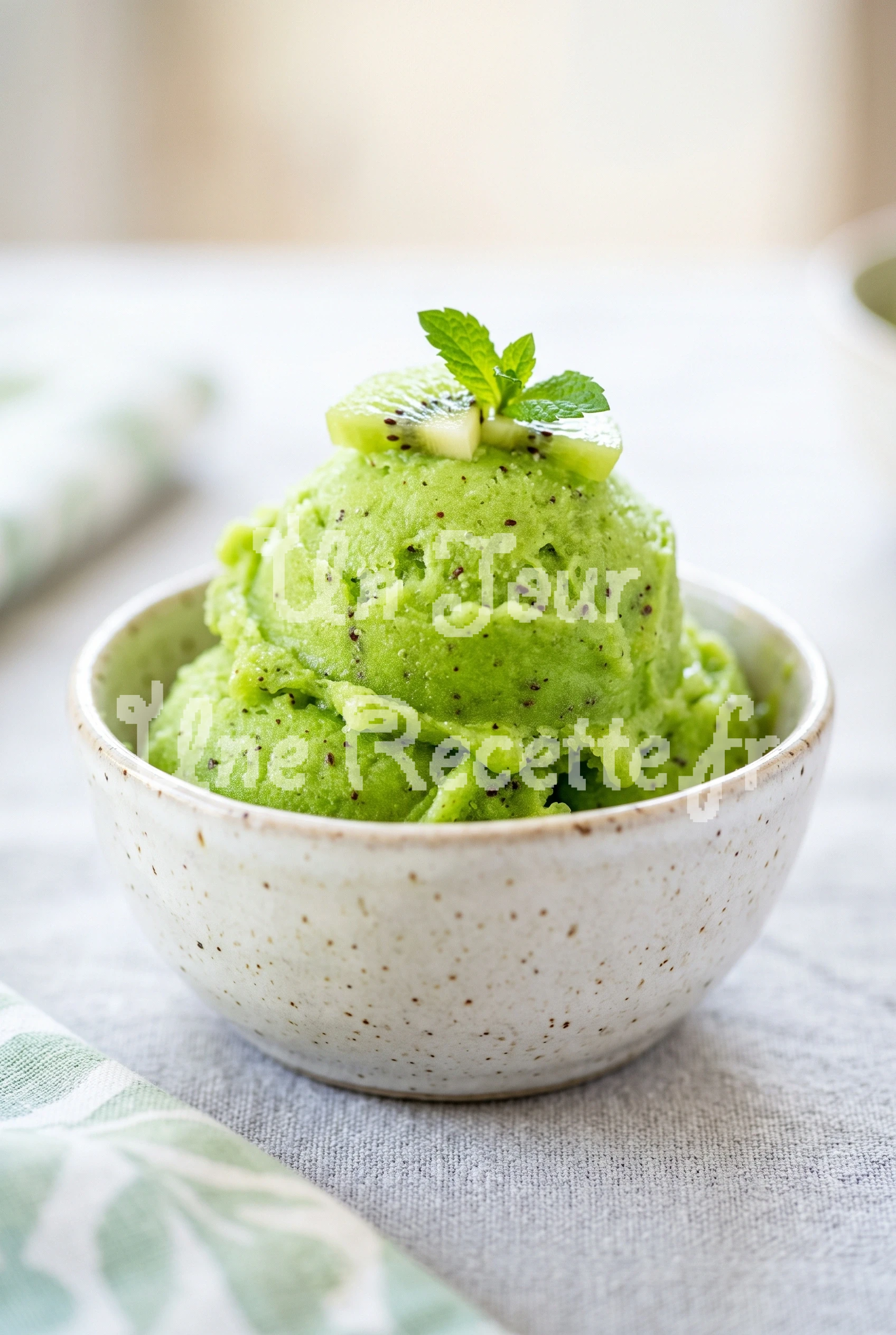 Photo de la recette Sorbet au Kiwi sans sorbetière