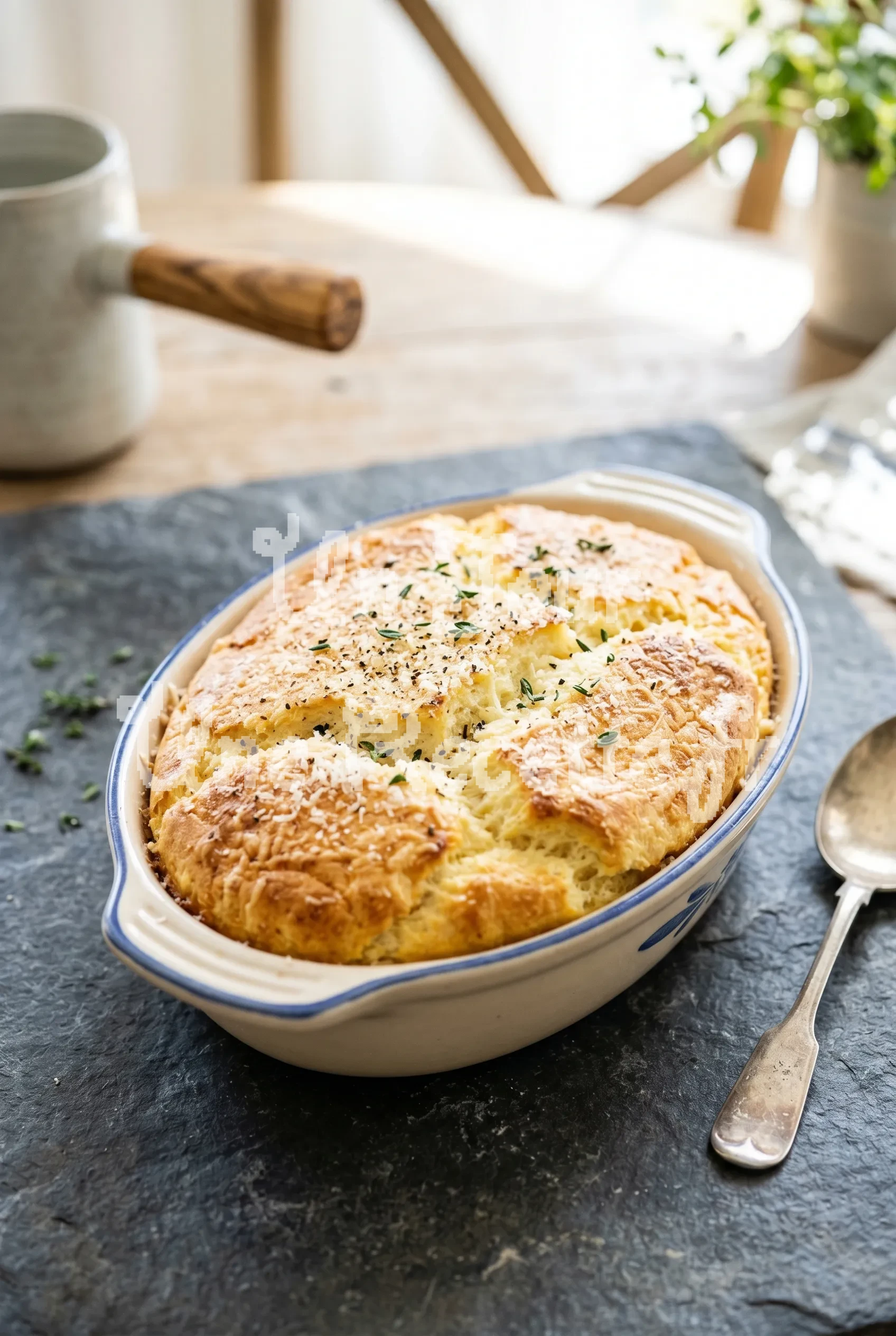 Soufflé au parmesan