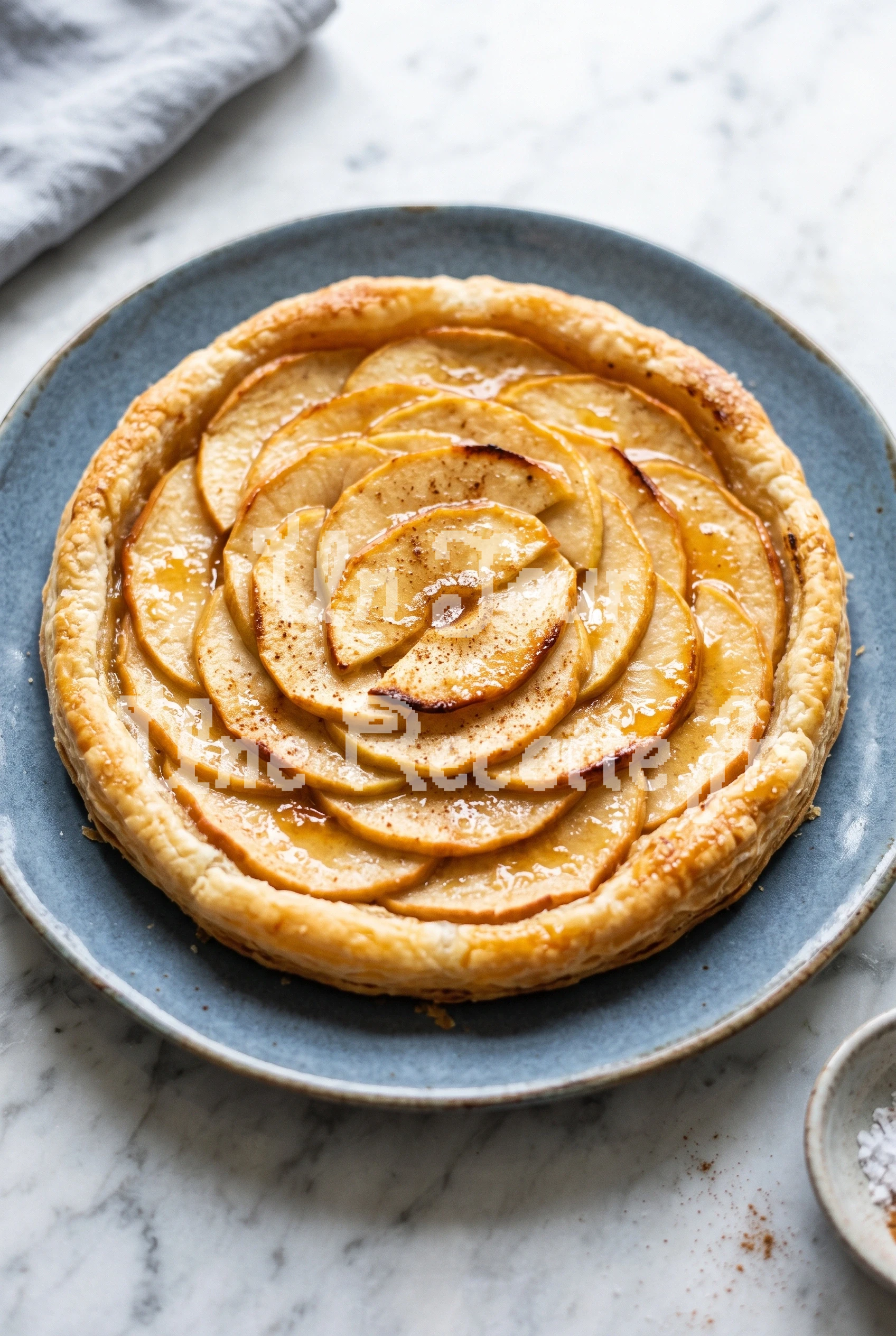 Photo de la recette Tarte fine aux pommes à l'airfryer