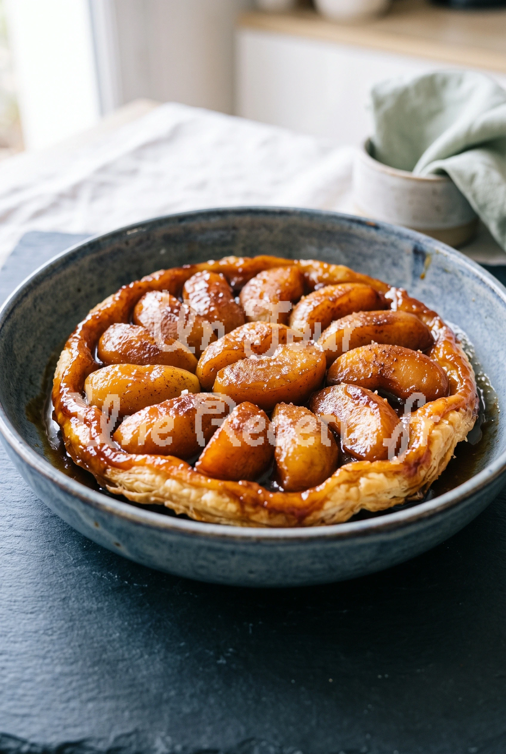 Photo de la recette Tarte tatin revisitée à l'air fryer