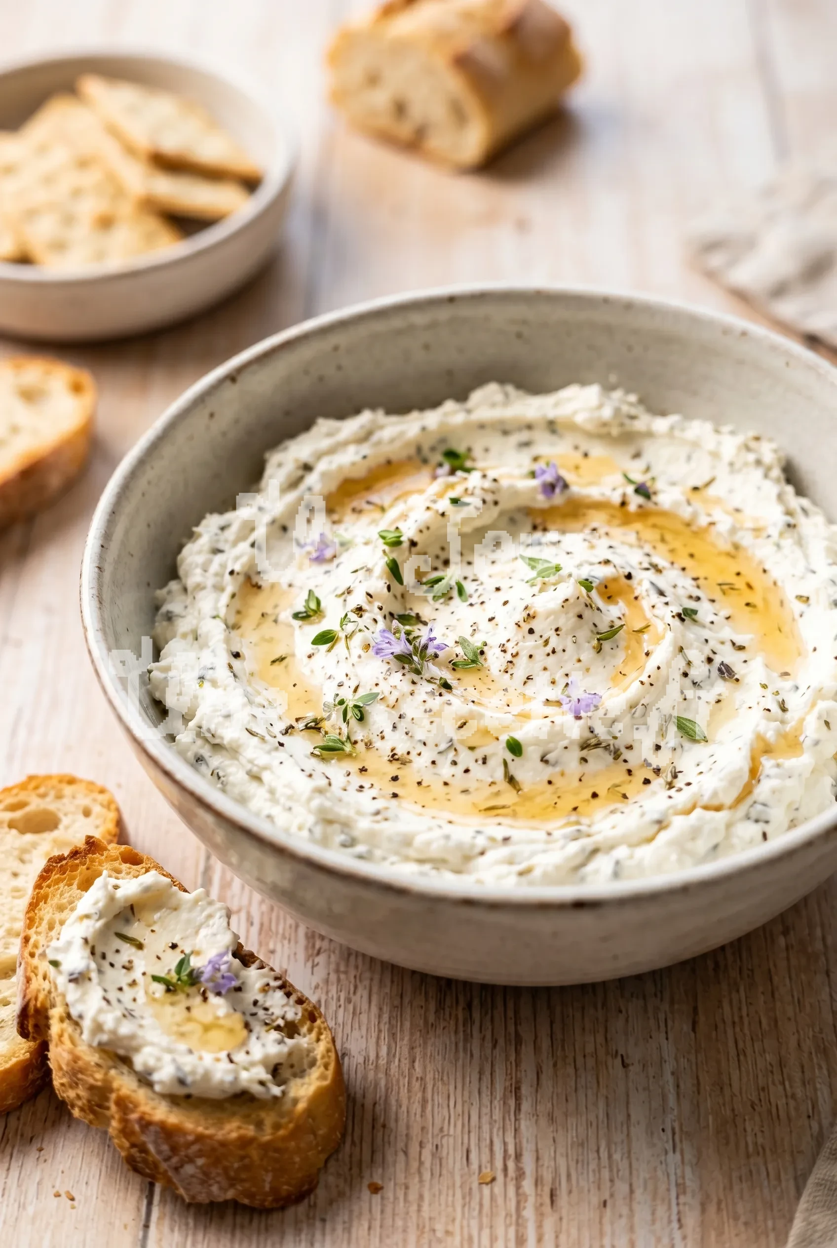 Photo de la recette Tartinade de chèvre et miel