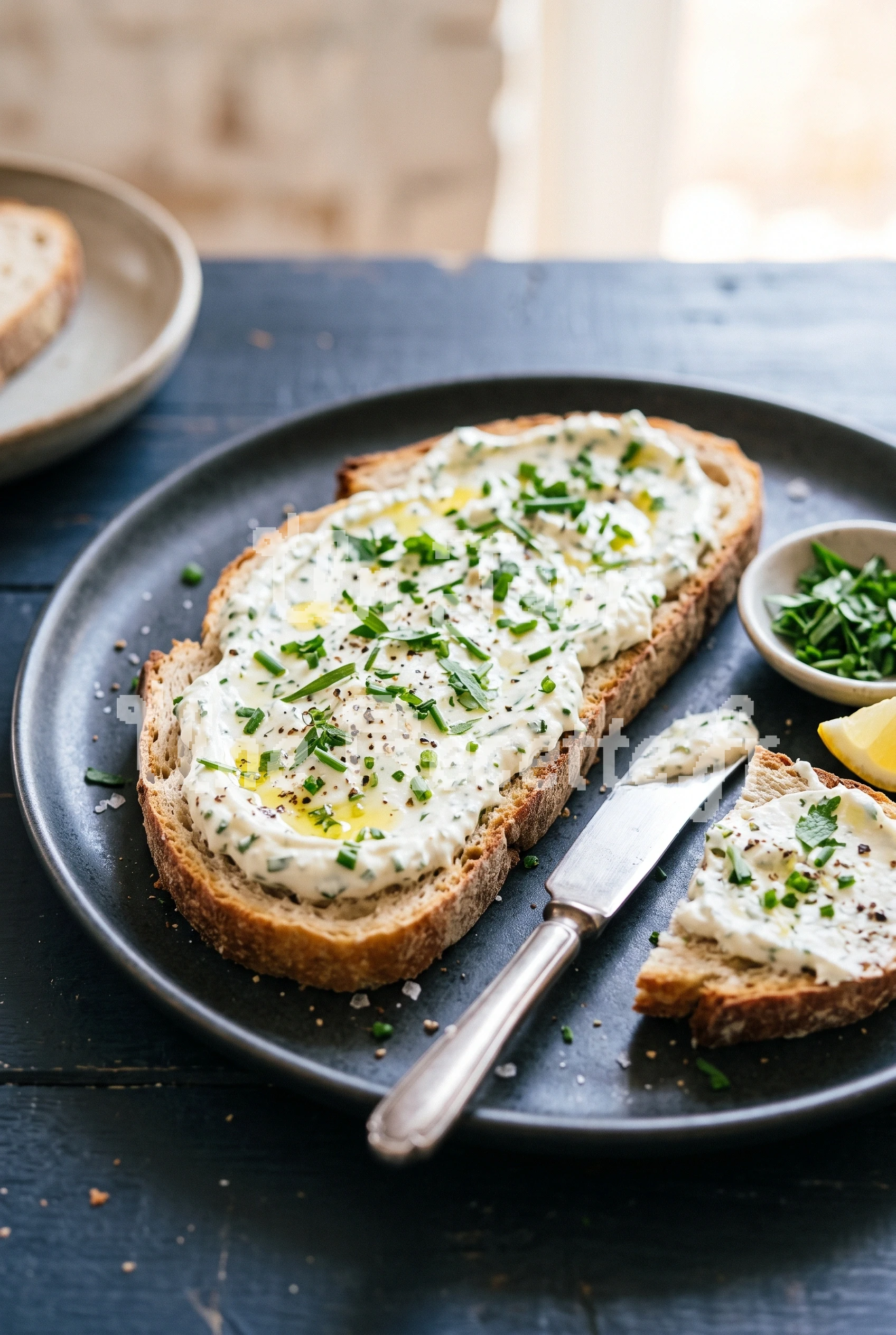 Photo de la recette Tartinade de chèvre frais aux herbes