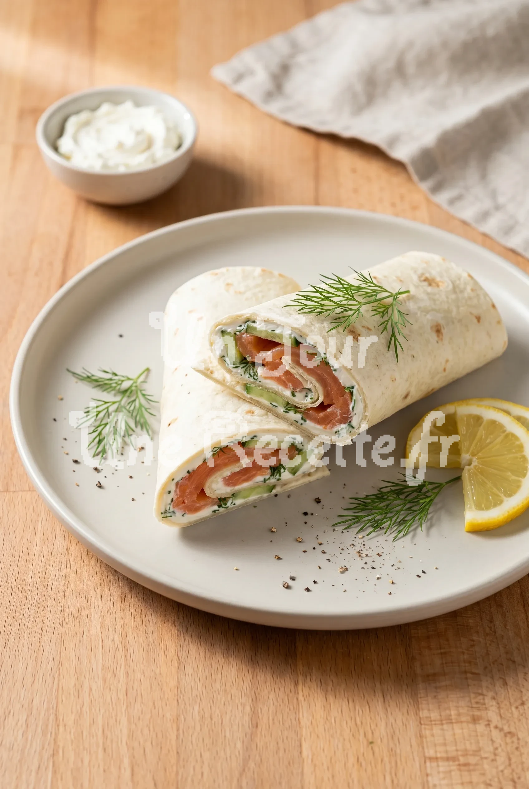 Photo de la recette Wrap saumon fromage frais