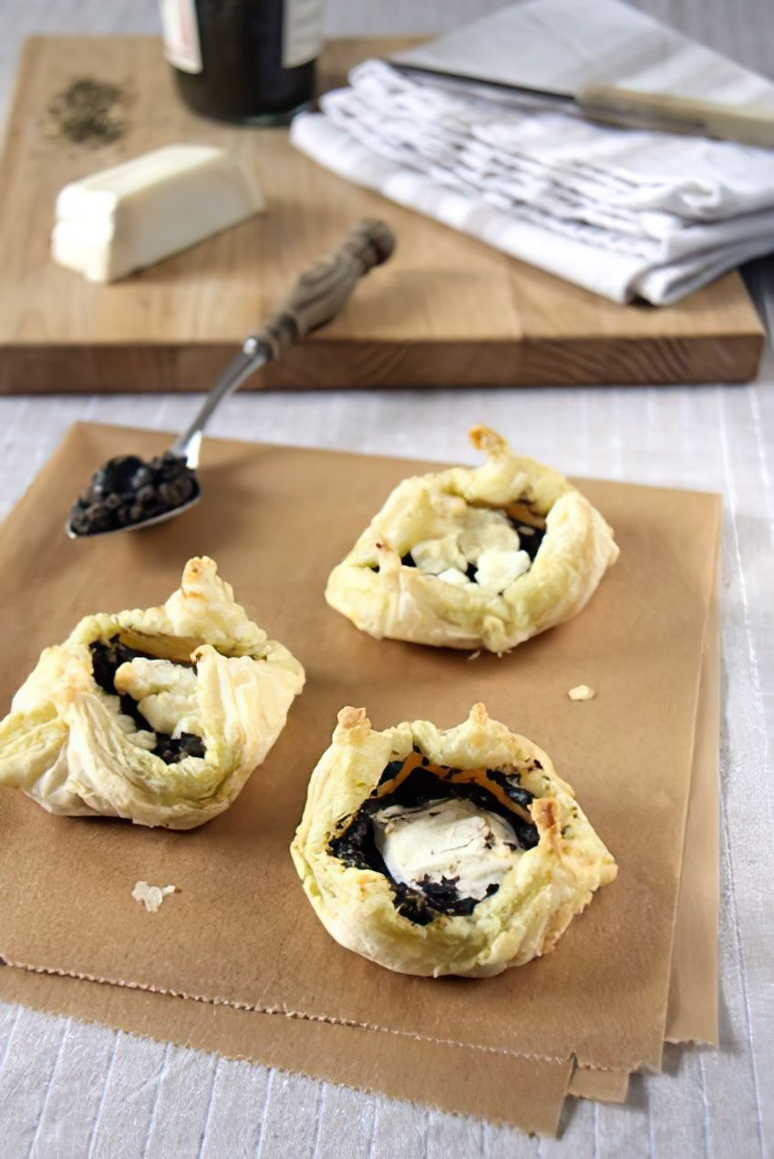 Photo de la recette Brick chèvre tapenade